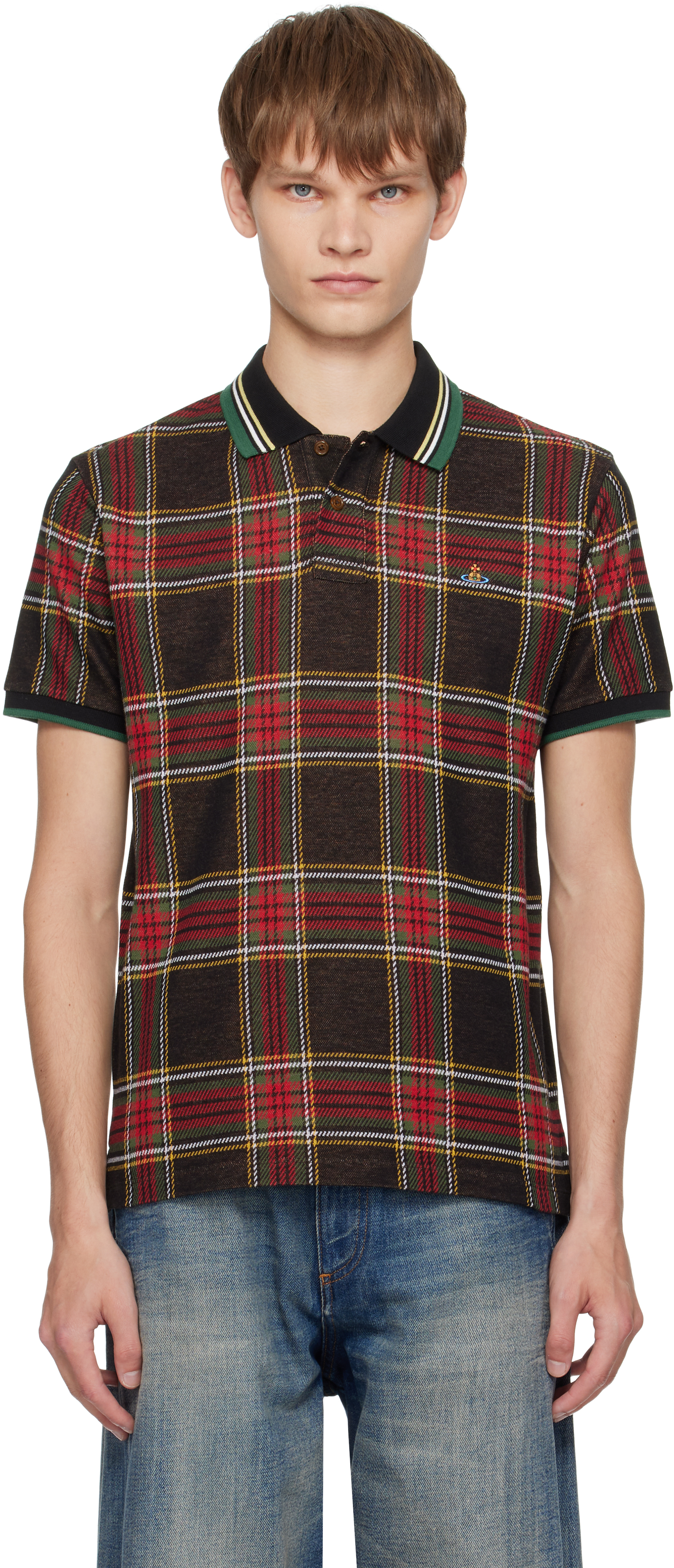 【Mサイズ】Vivienne Westwood ニット ポロシャツ カットソー Vivienne Westwood ヴィヴィアン ウエストウッド ニット