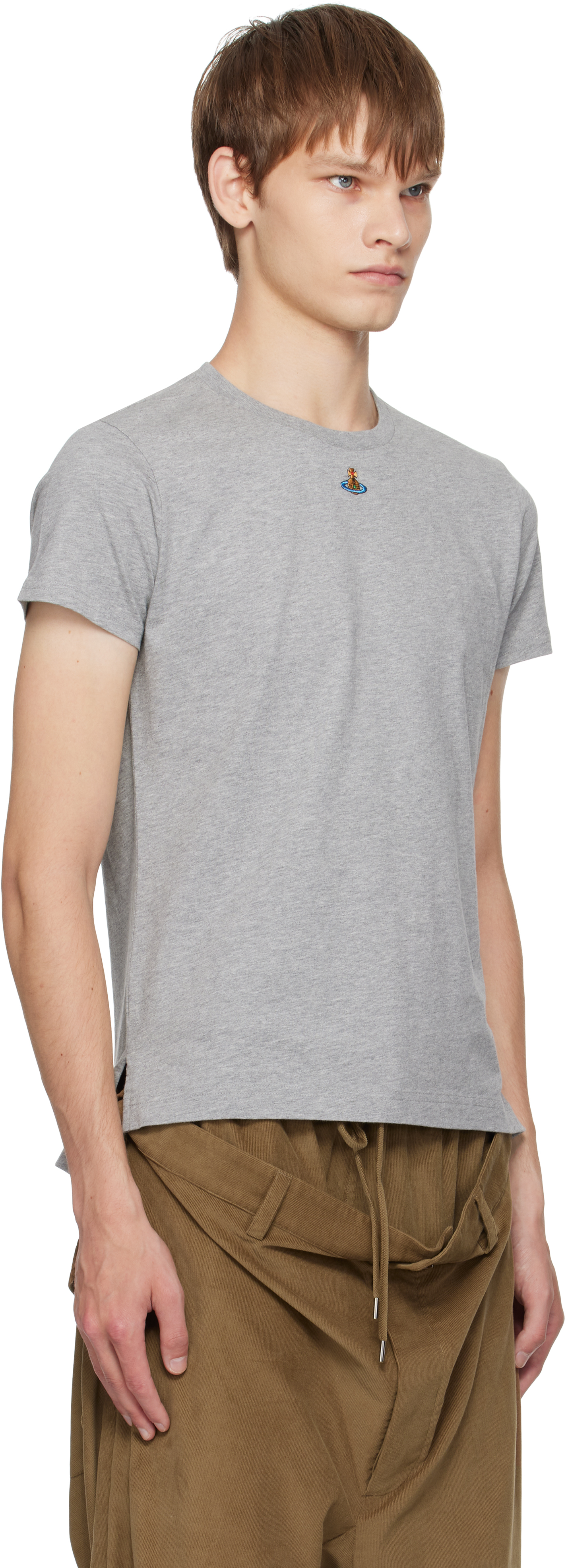 Vivienne Westwood Gray Orb Peru T-shirt In Gray