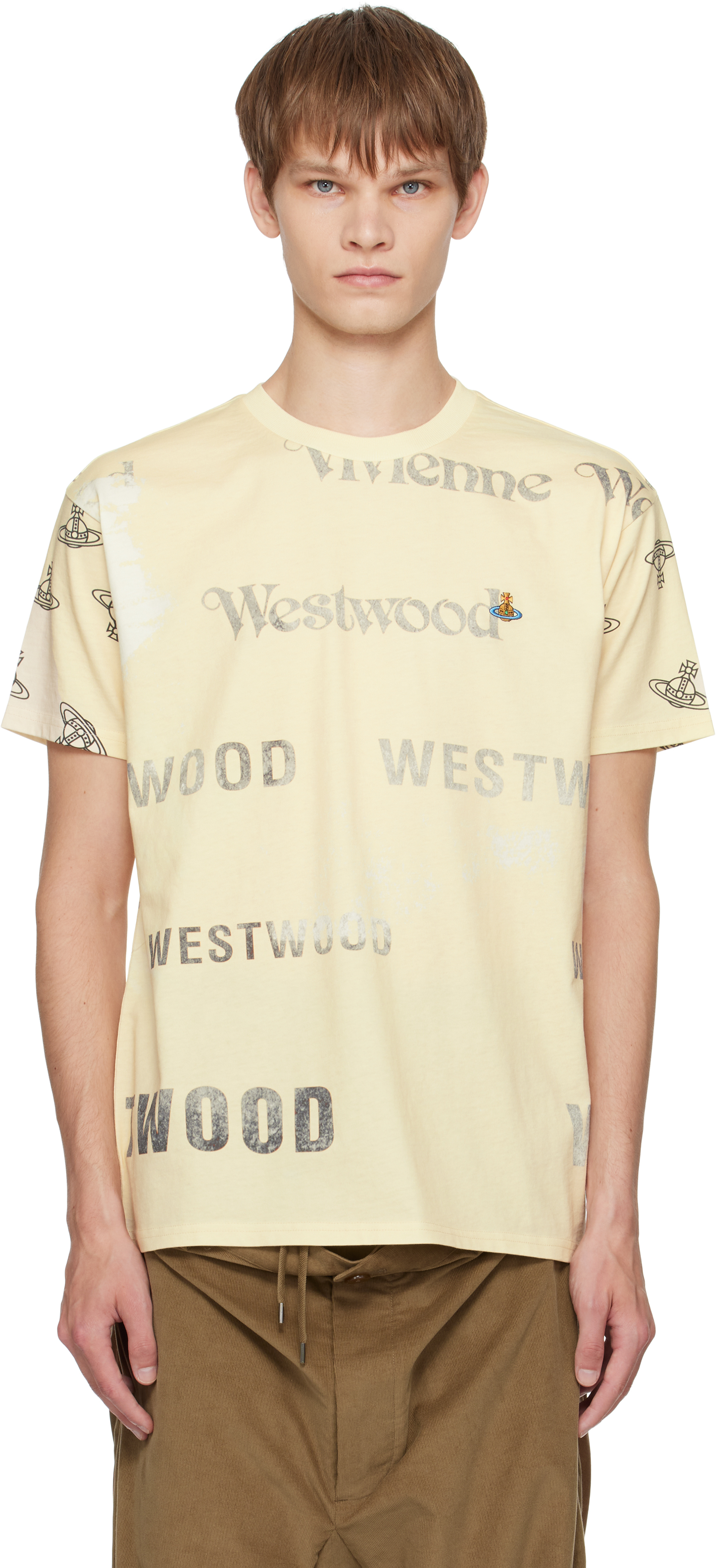 Vivienne Westwood イエロー 半袖 Tシャツ Vivienne Westwood ヴィヴィアンウエストウッド トップス ORB