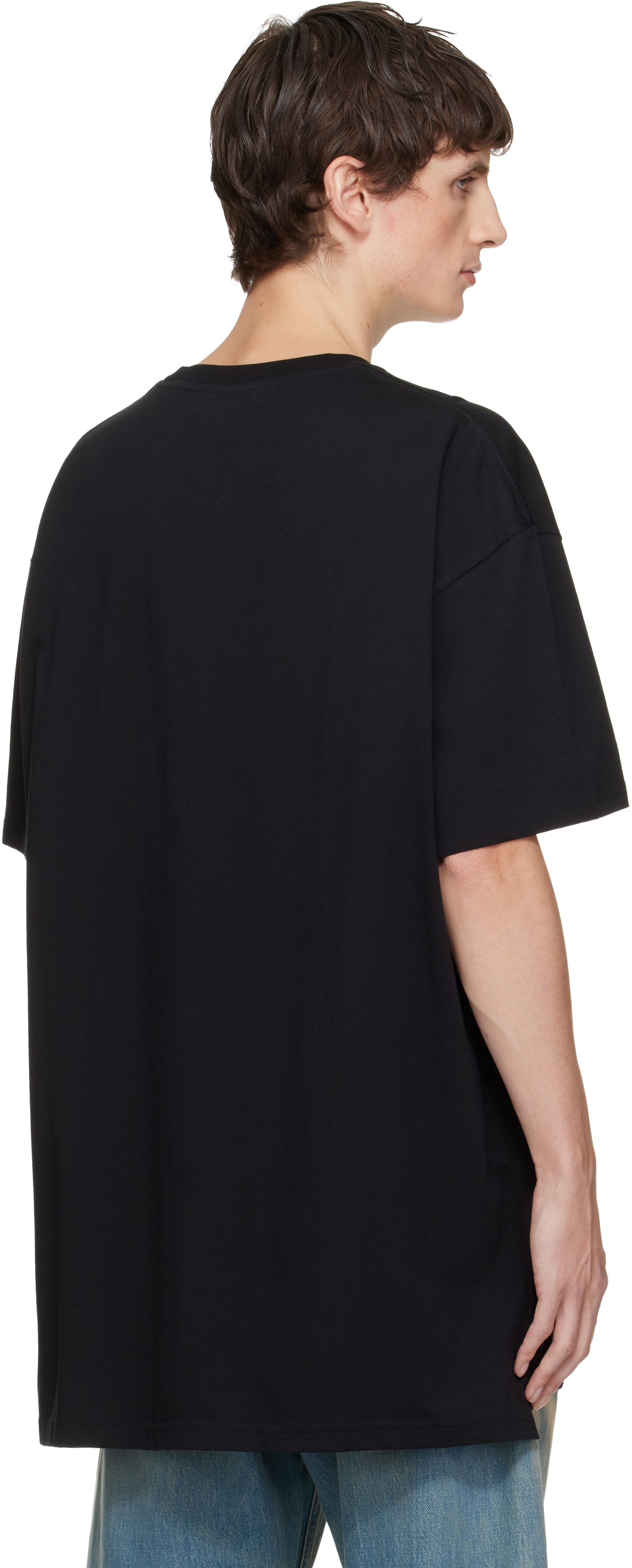 Vivienne Westwood Black Paris Orb Oversized T-shirt In Black