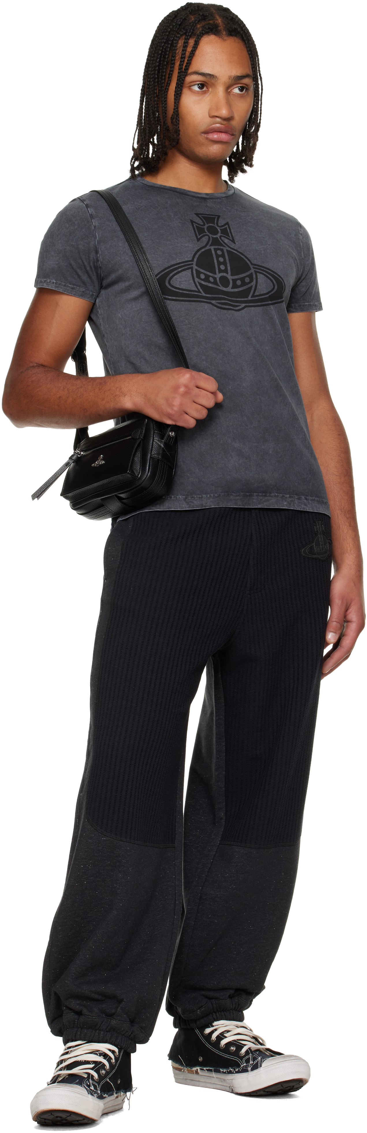 Vivienne Westwood Gray Paris Orb Peru T-shirt In Gray