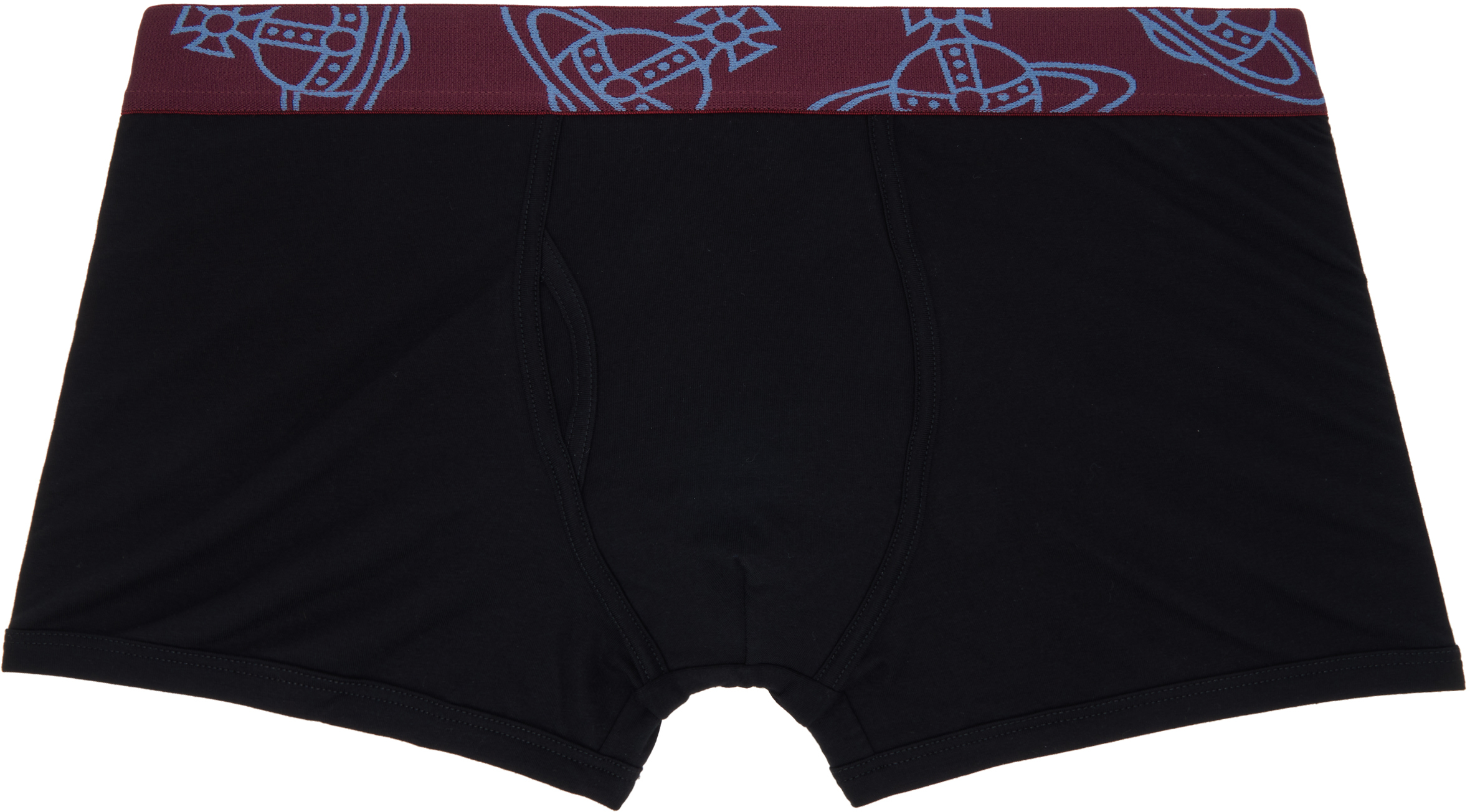 Vivienne Westwood Two-pack Black Band Boxer Briefs In Black