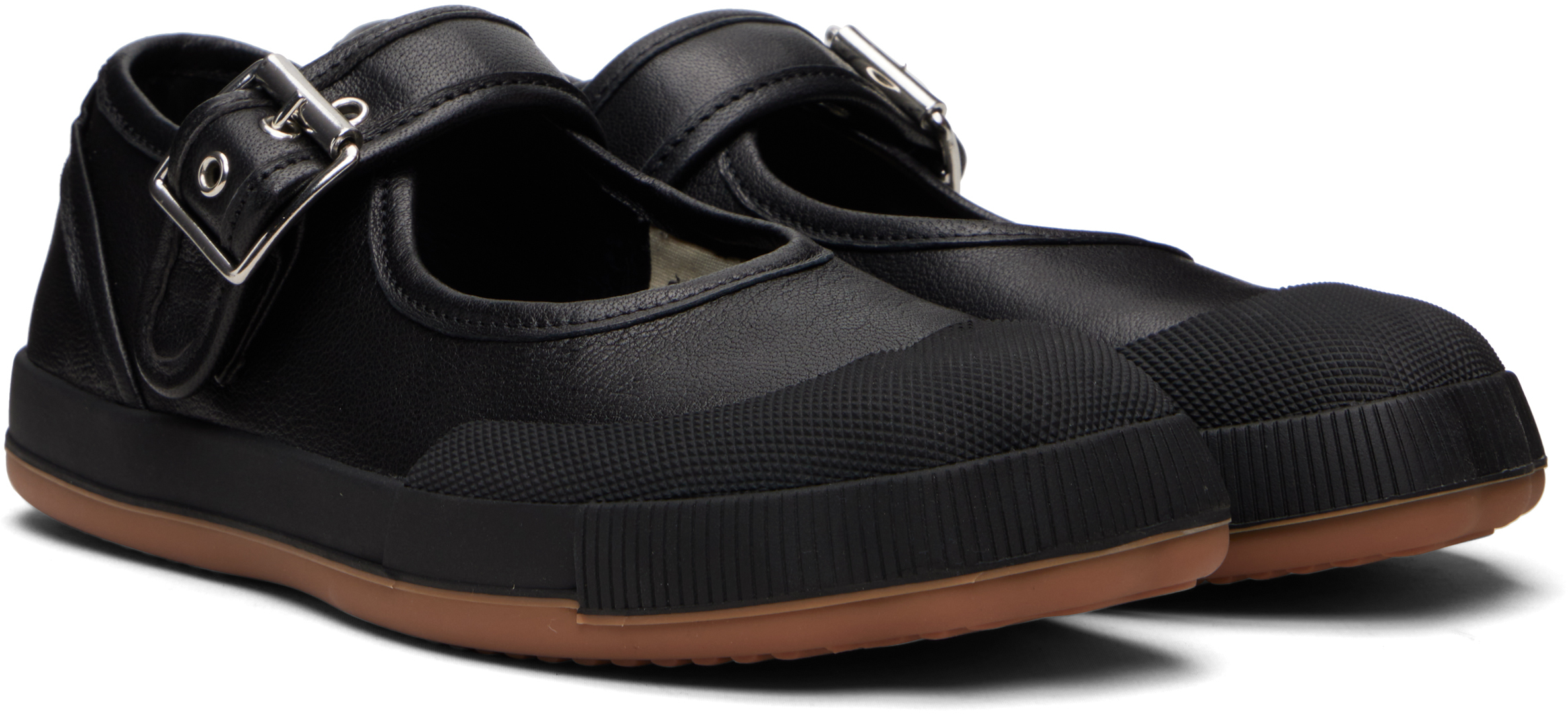 Vivienne Westwood Black Animal Gym Bar Loafers In Black