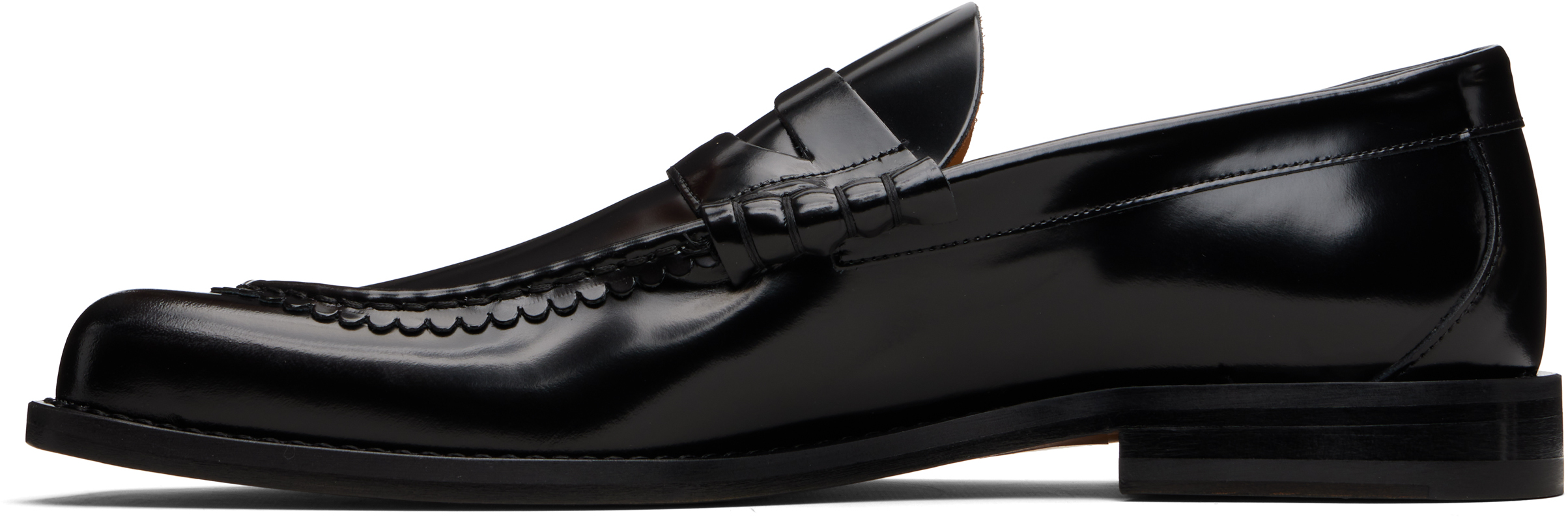 Vivienne Westwood Black Tuesday Coin Loafers In Black