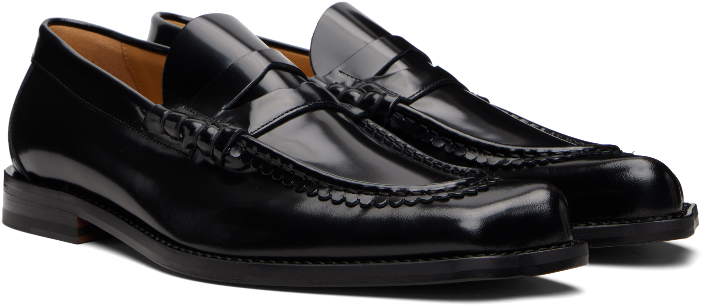Vivienne Westwood Black Tuesday Coin Loafers In Black