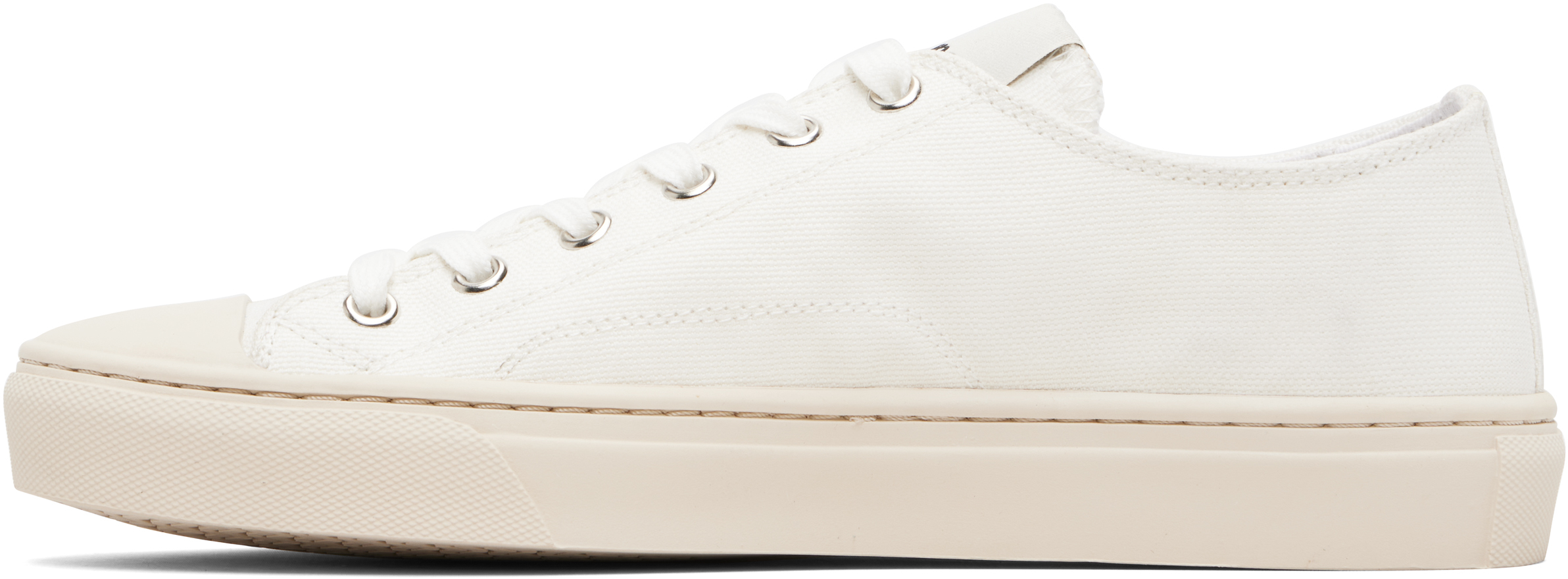 Vivienne Westwood White Low Top Plimsoll Sneakers In White