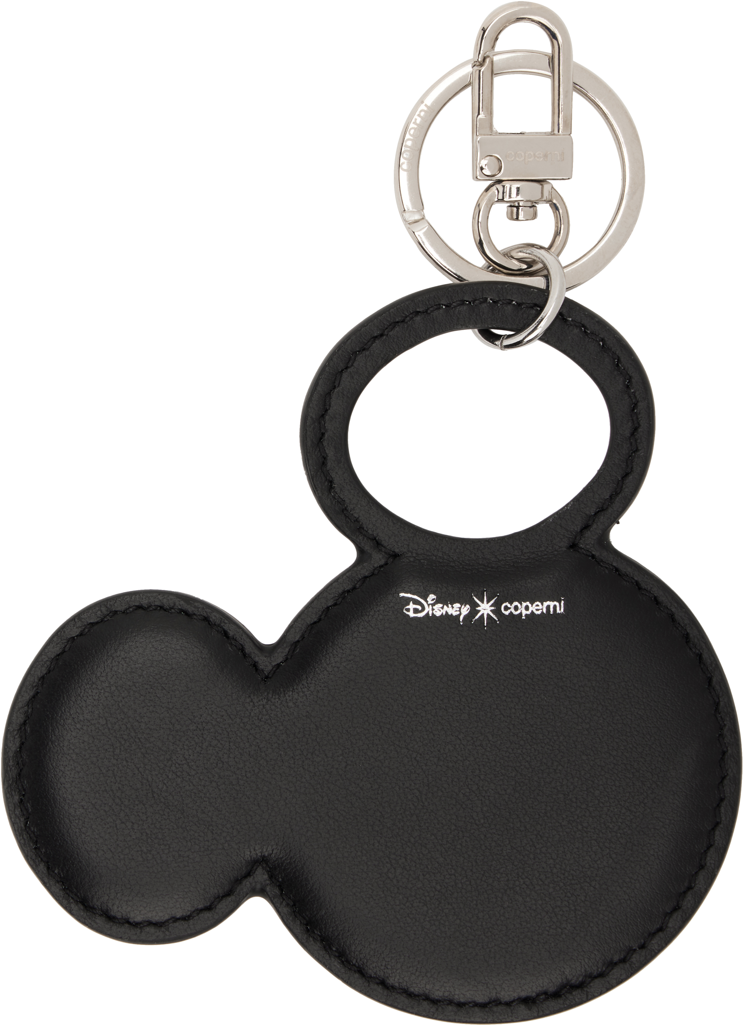 Coperni Black Disney Mickey Keychain In Black
