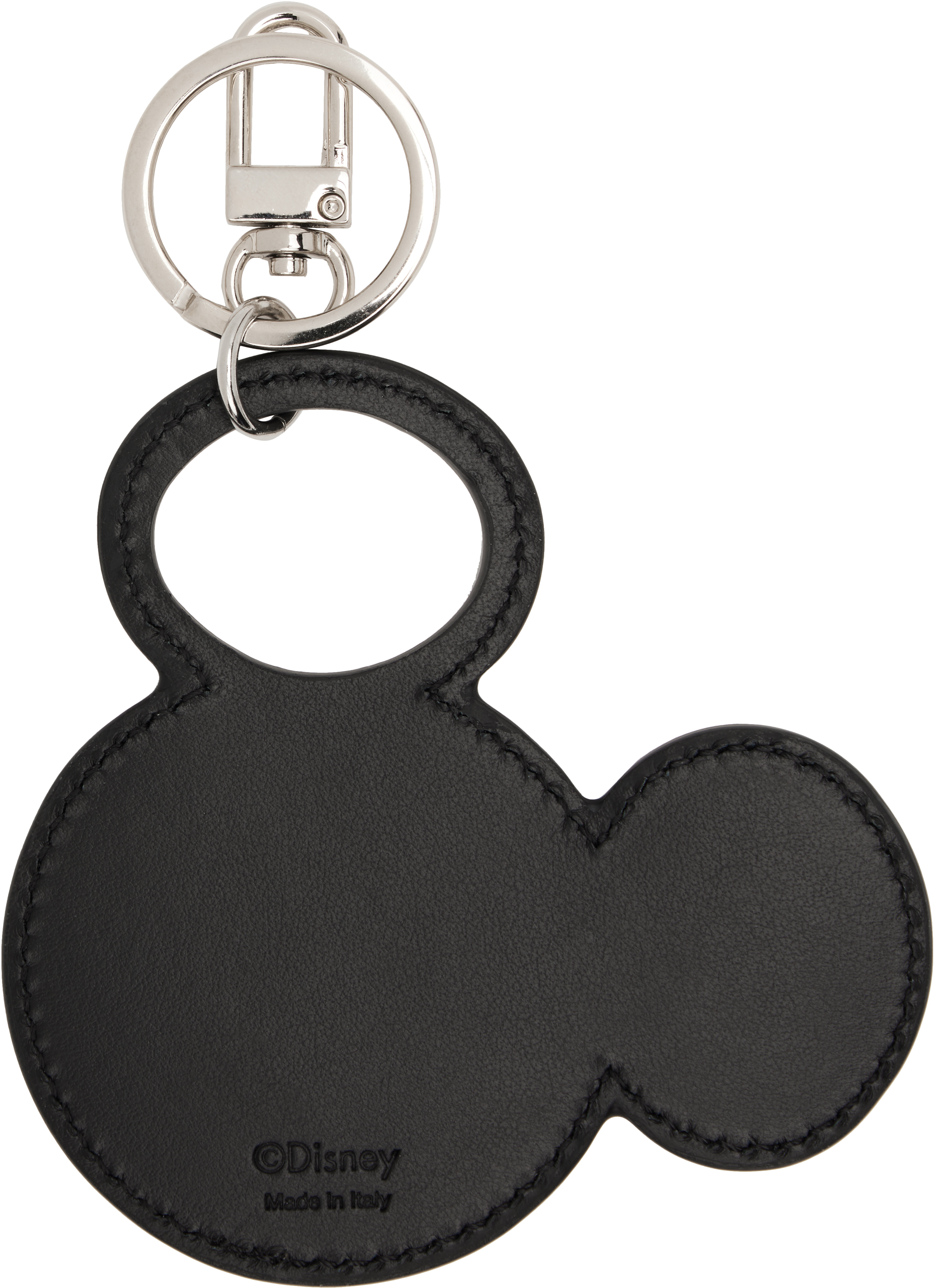 Coperni Black Disney Mickey Keychain In Black