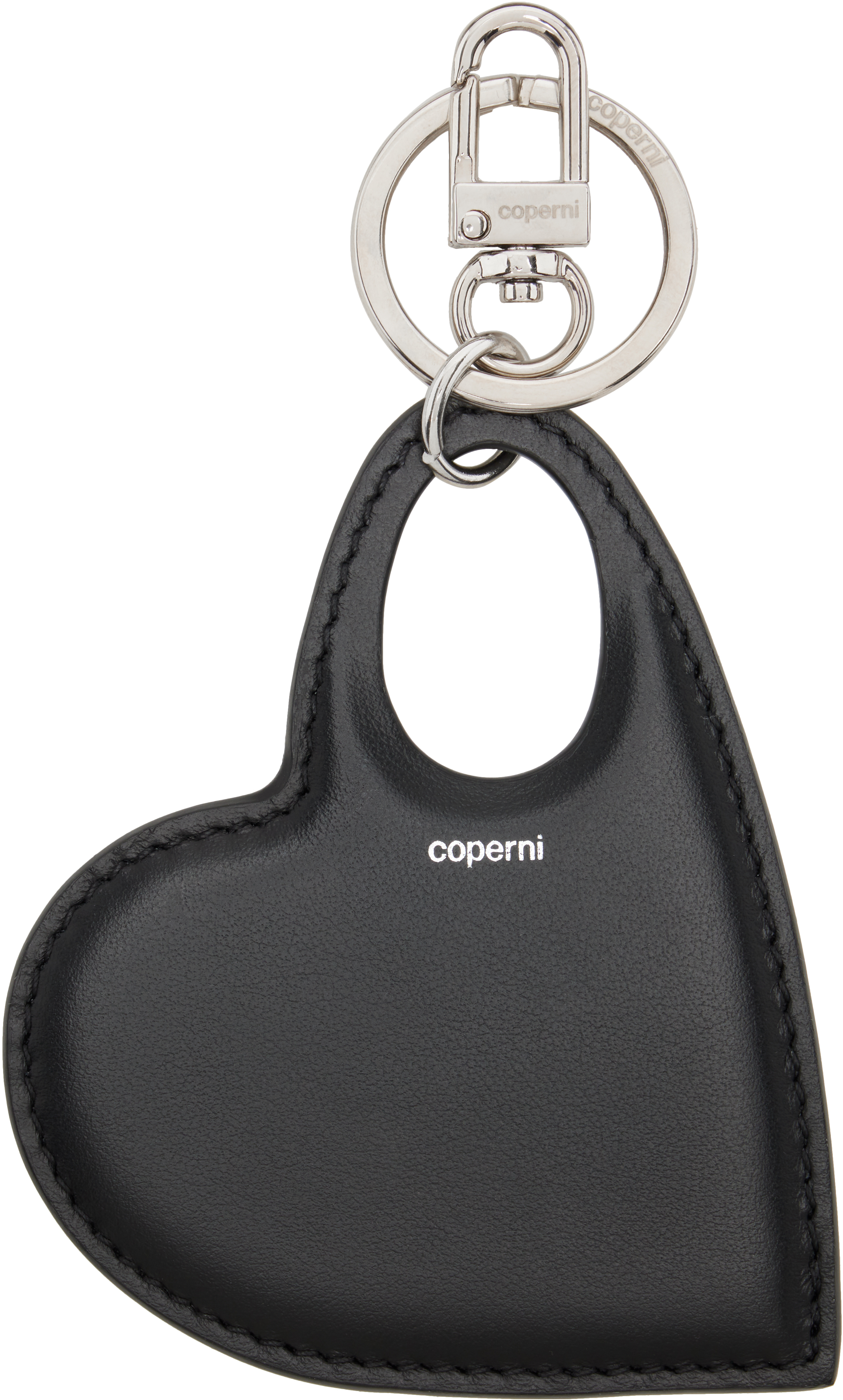 Coperni Black Heart Keychain