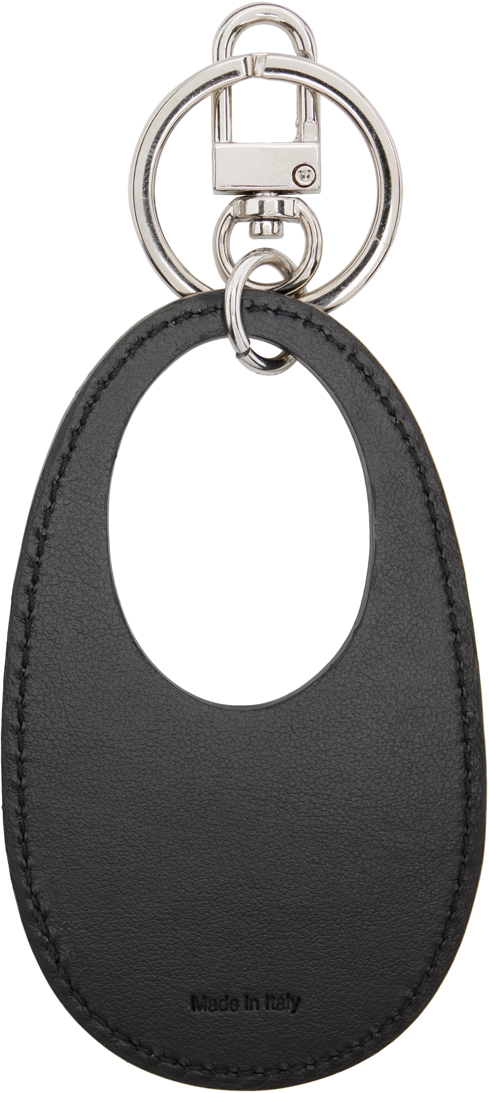 Coperni Black Swipe Keychain In Black