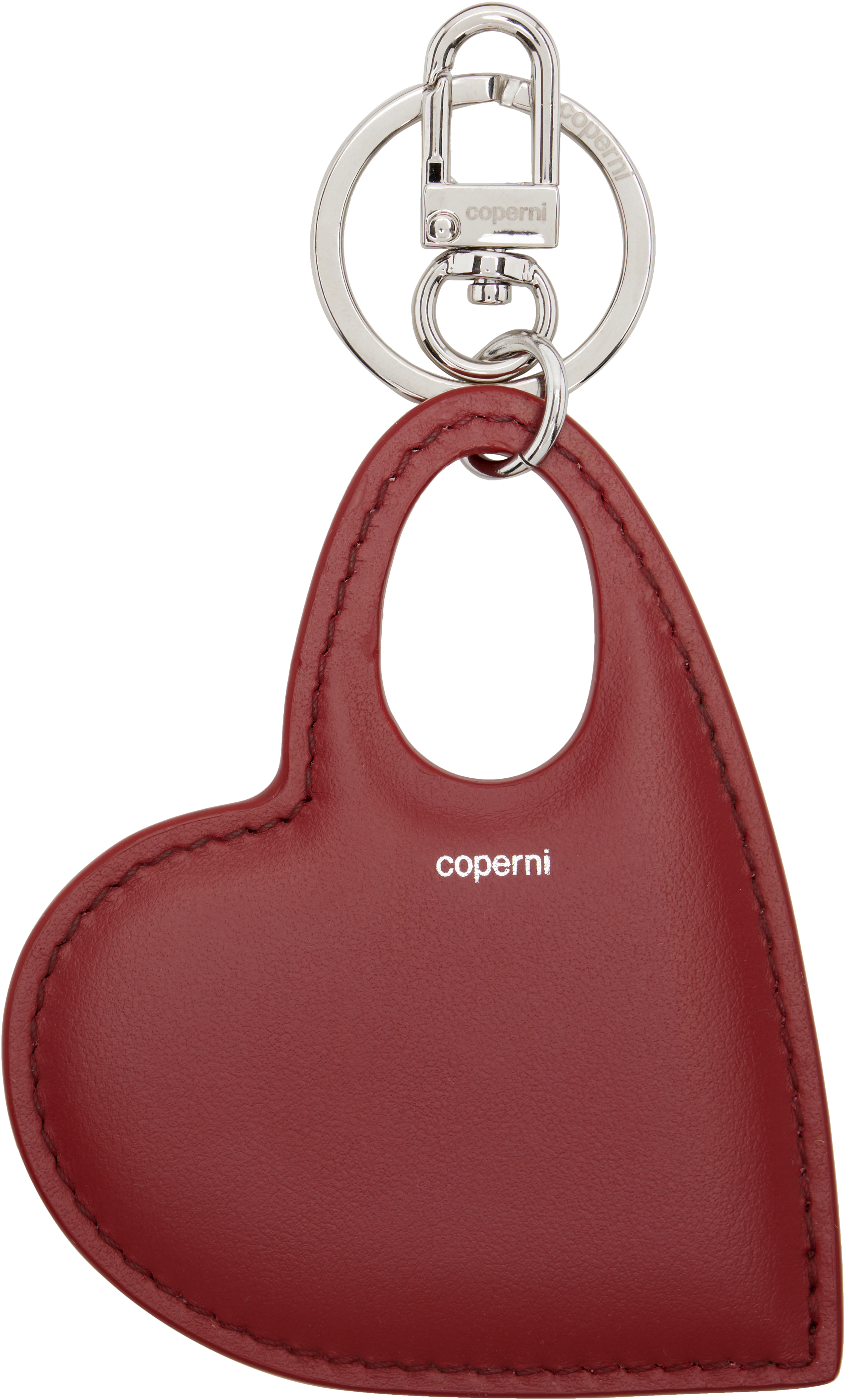 Coperni Red Heart Keychain