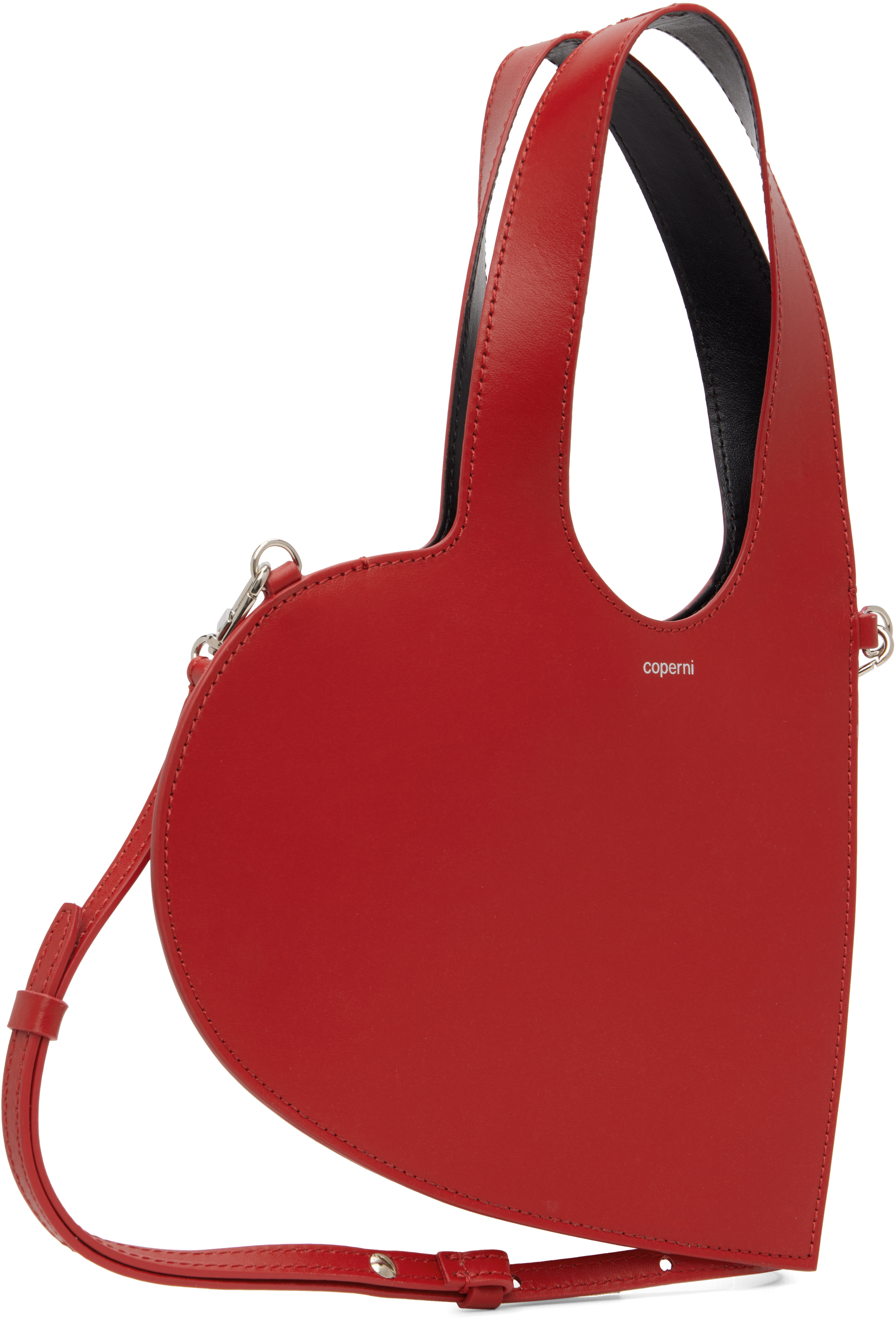 Coperni Heart-shaped Bag With Minimalist Design In Red