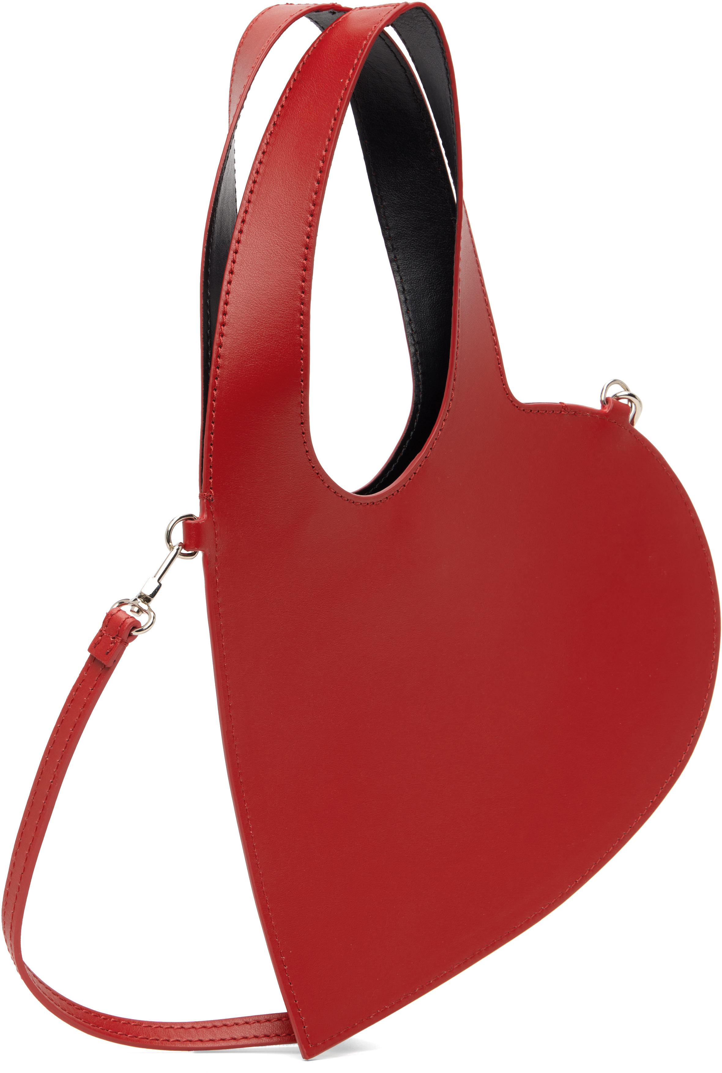 Coperni Heart-shaped Bag With Minimalist Design In Red