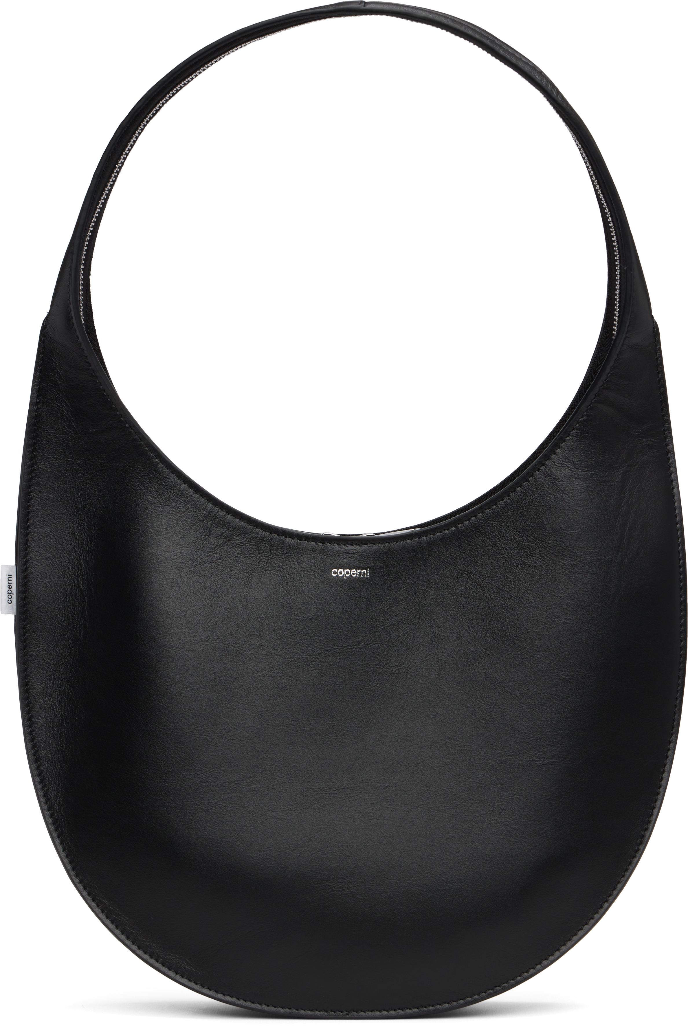 Coperni Women Medium Soft Swipe Leather Shoulder Bag In Black