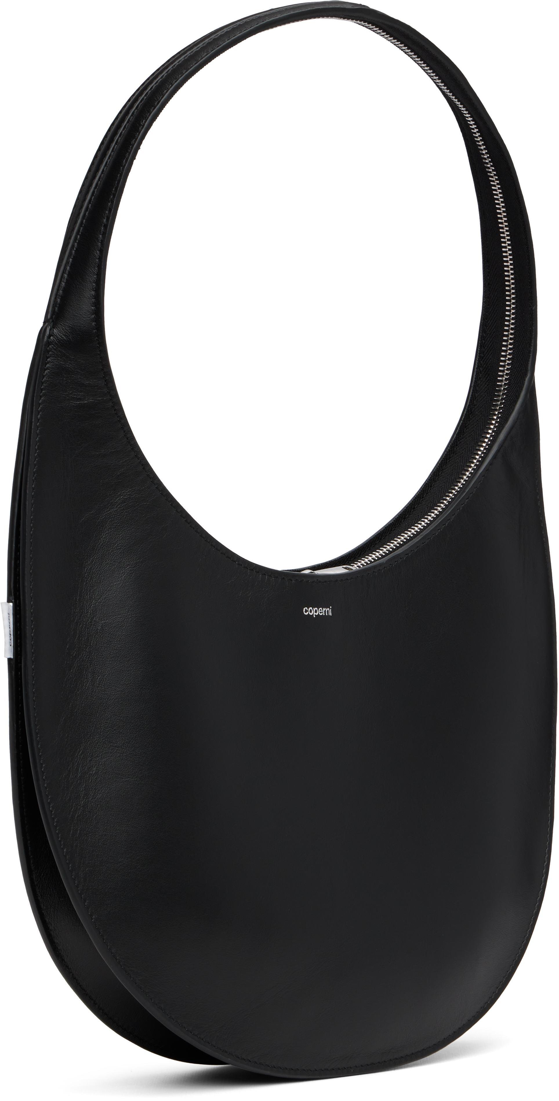 Coperni Women Medium Soft Swipe Leather Shoulder Bag In Black