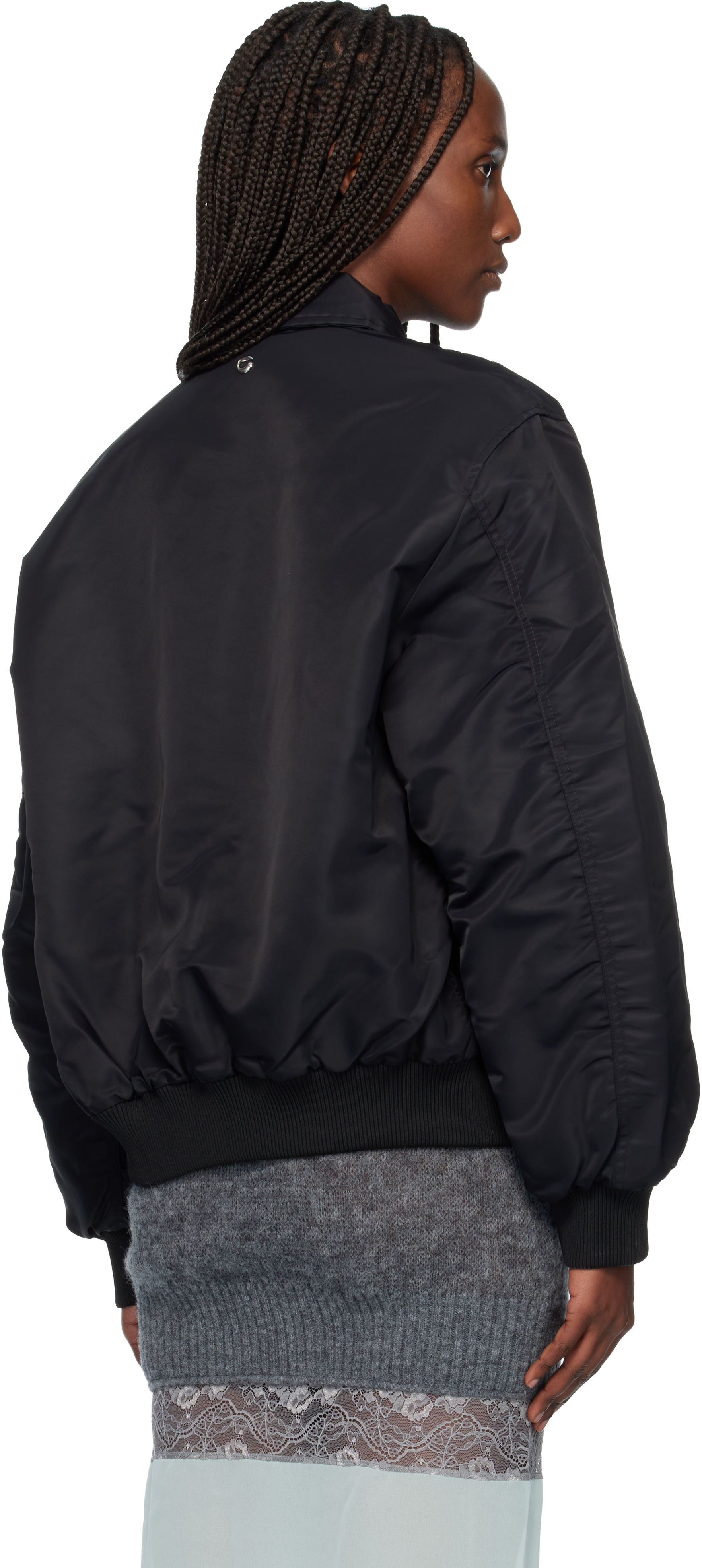 Coperni Black Technical Bomber Jacket In Black