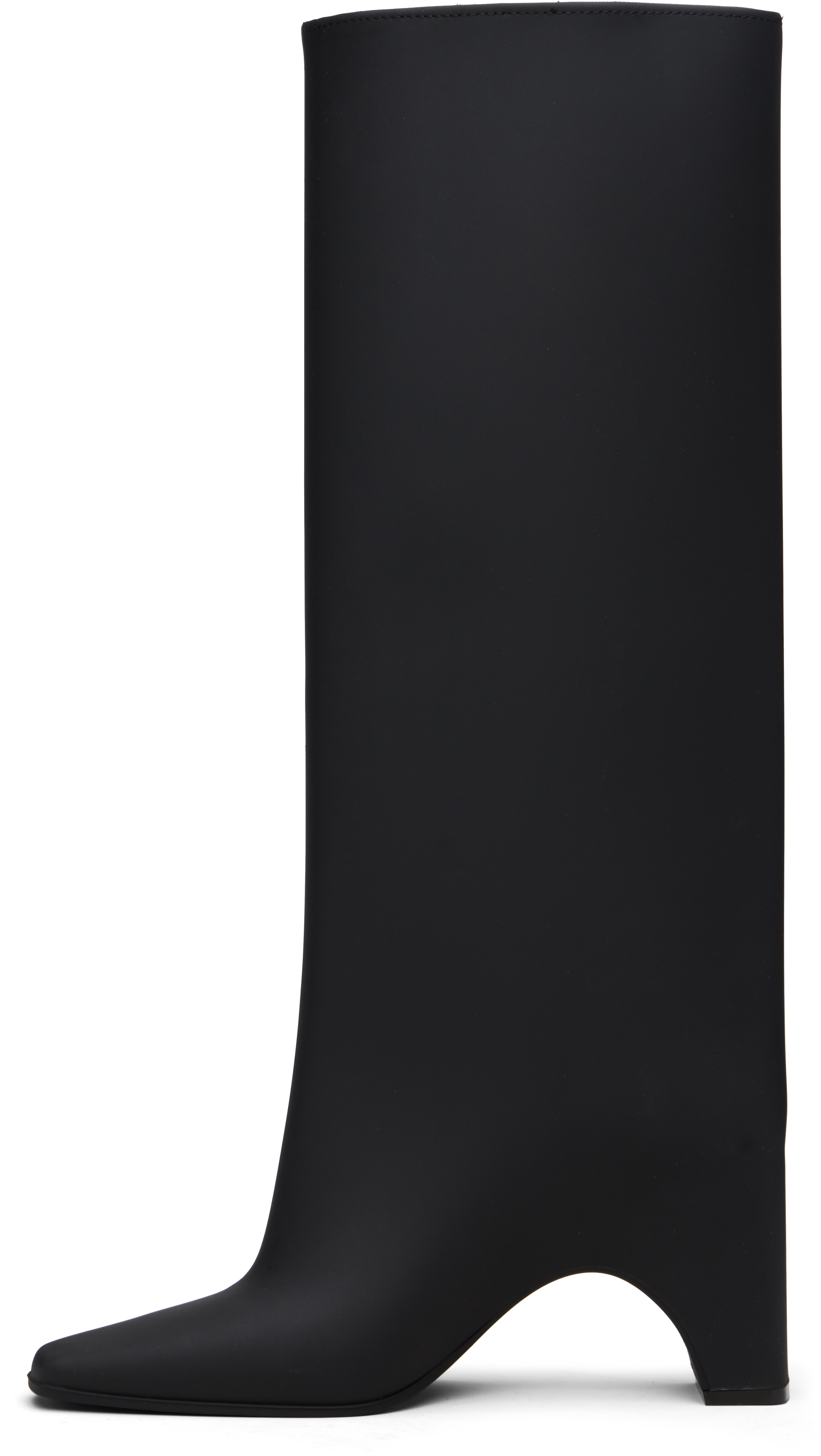 Coperni Women Rubber Bridge High Boots In Black