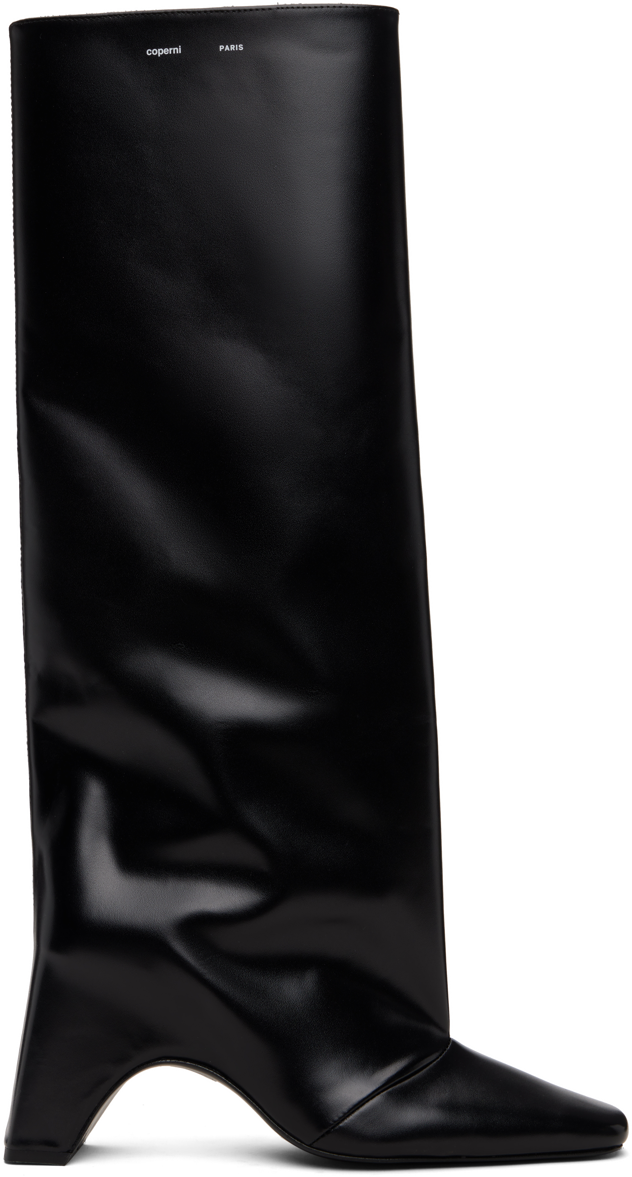 Coperni Black Bridge Tall Boots In Black