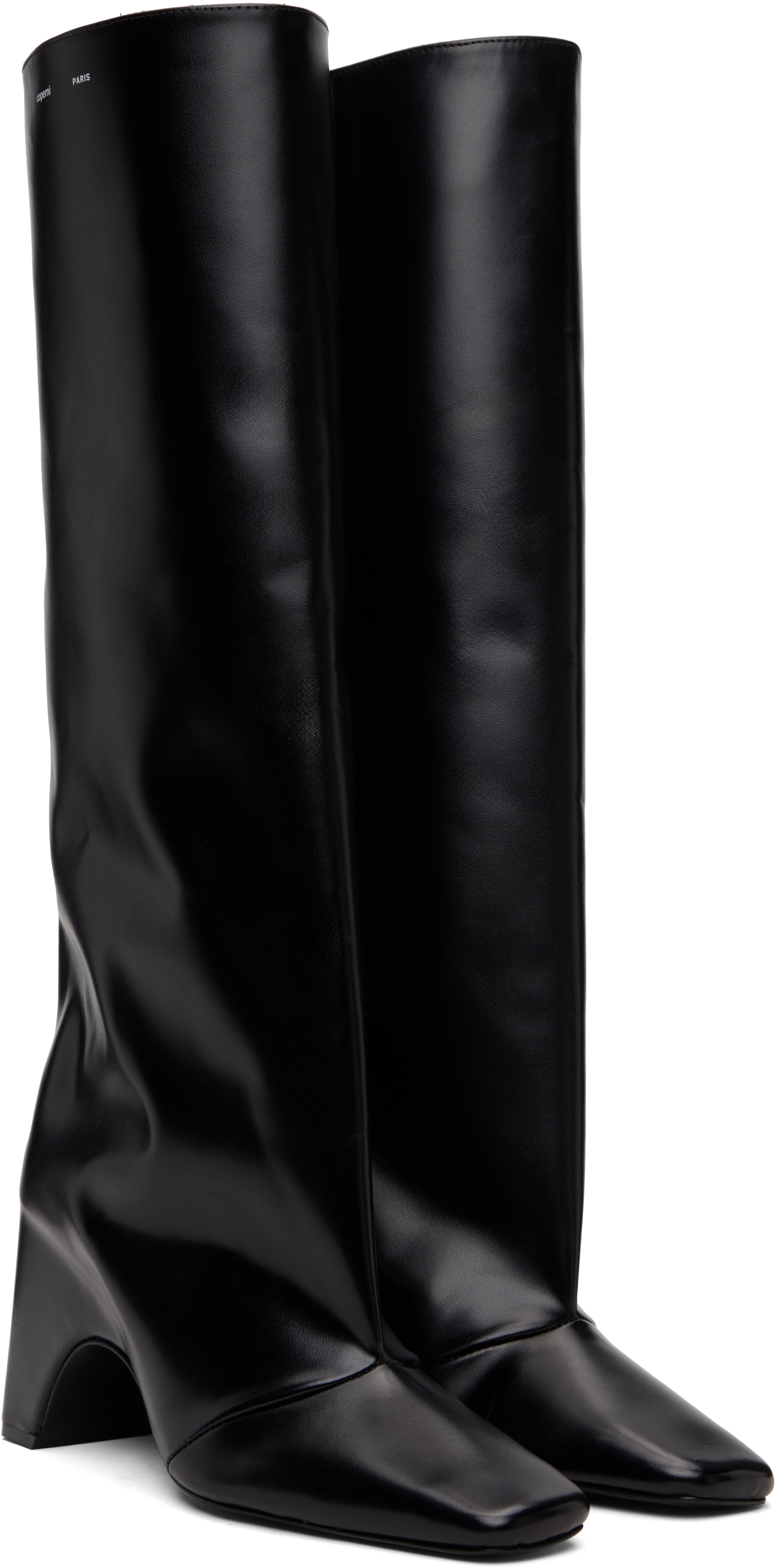 Coperni Black Bridge Tall Boots In Black