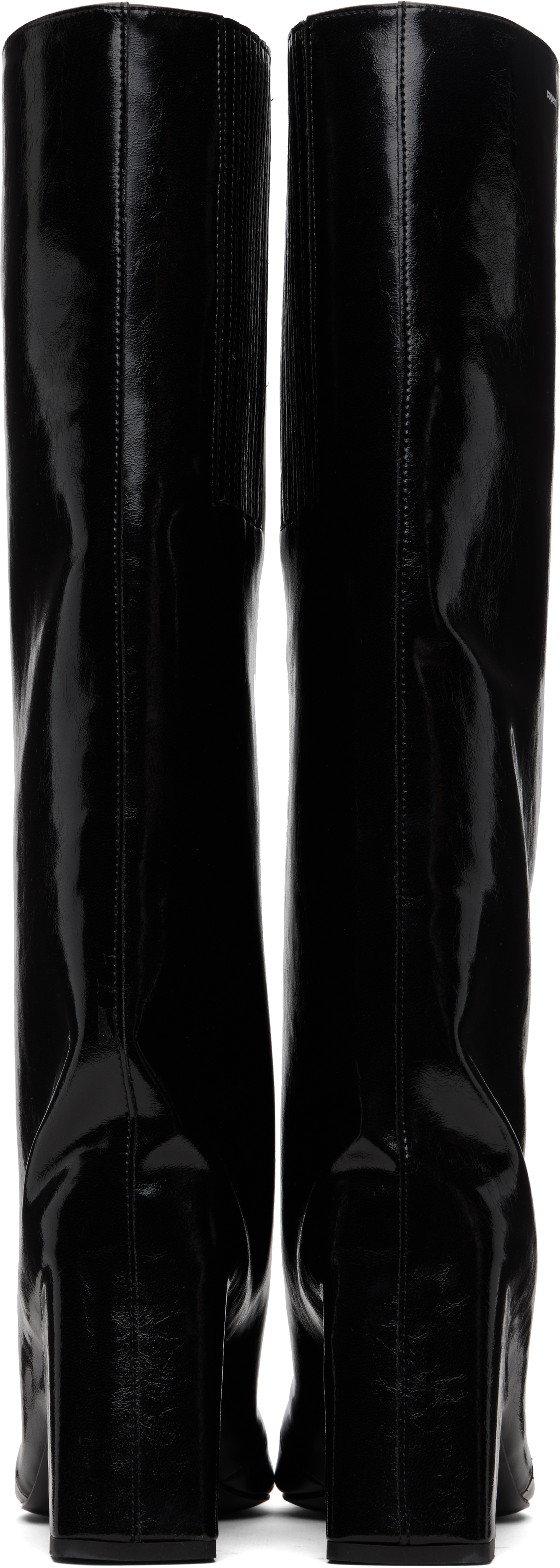 Coperni Black Cactus Bridge Tall Boots In Black