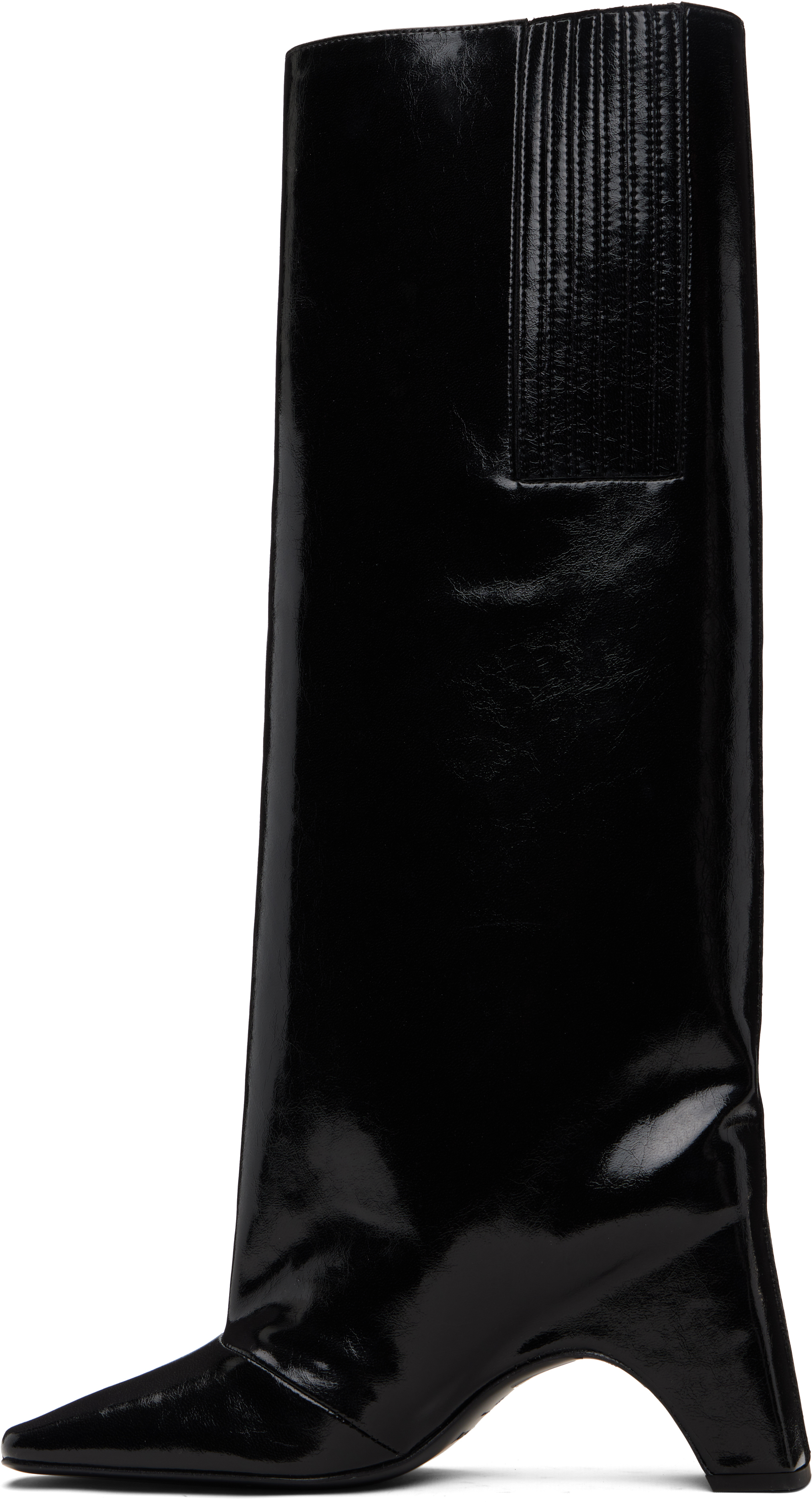 Coperni Black Cactus Bridge Tall Boots In Black
