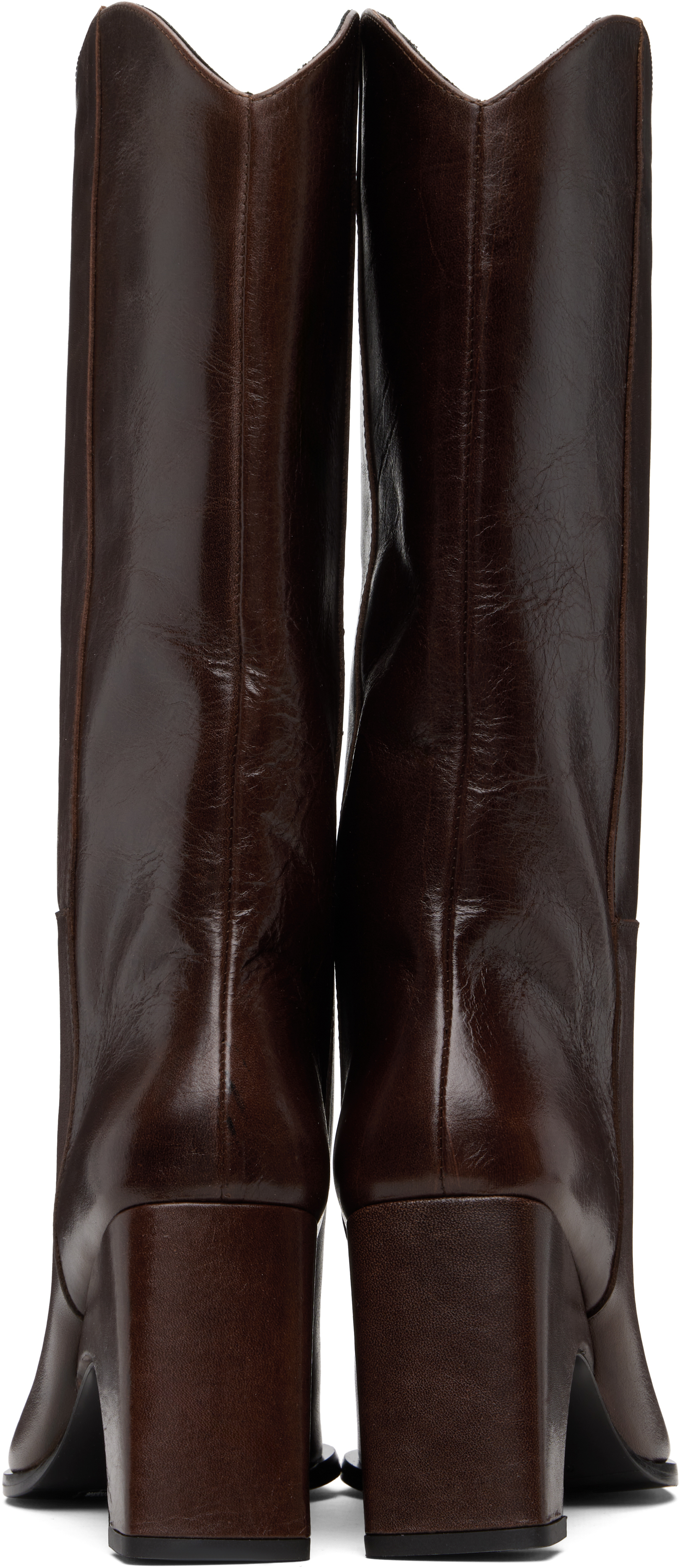 Coperni Brown Bridge Cowboy Tall Boots In Brown