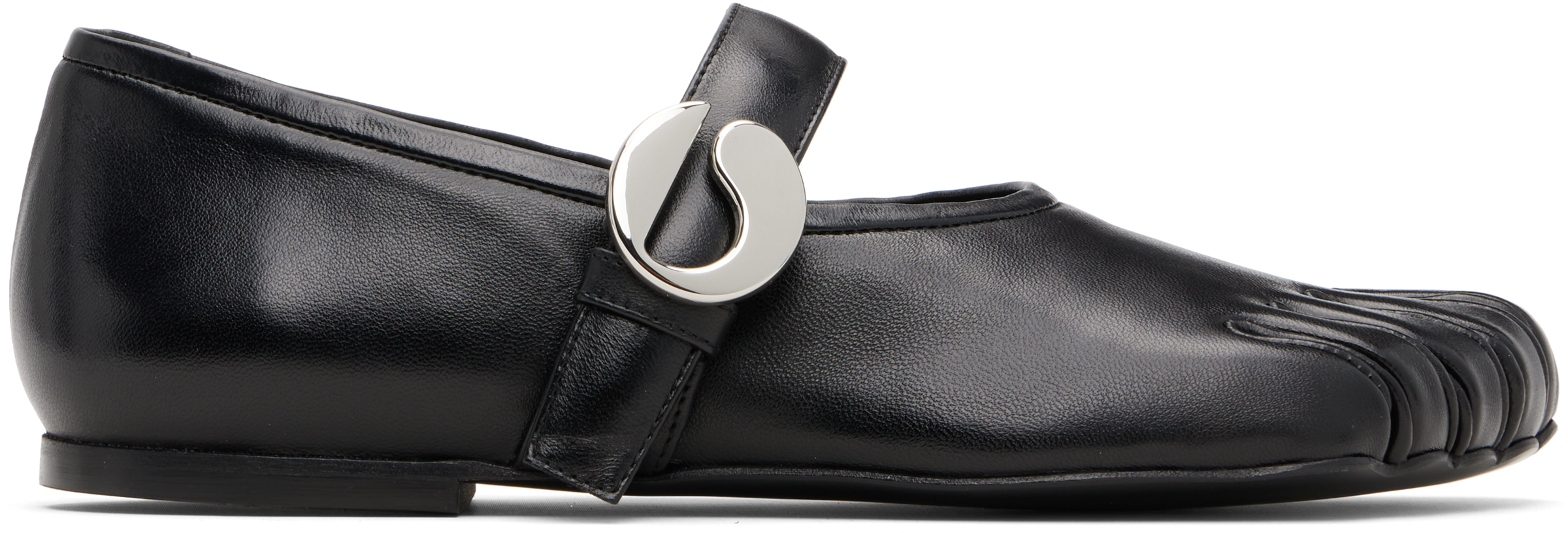 Coperni Black 5t Ballerina Flats In Black