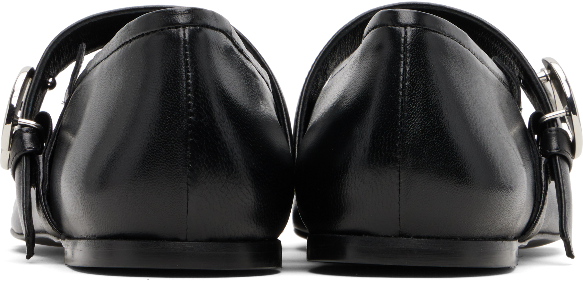 Coperni Black 5t Ballerina Flats In Black