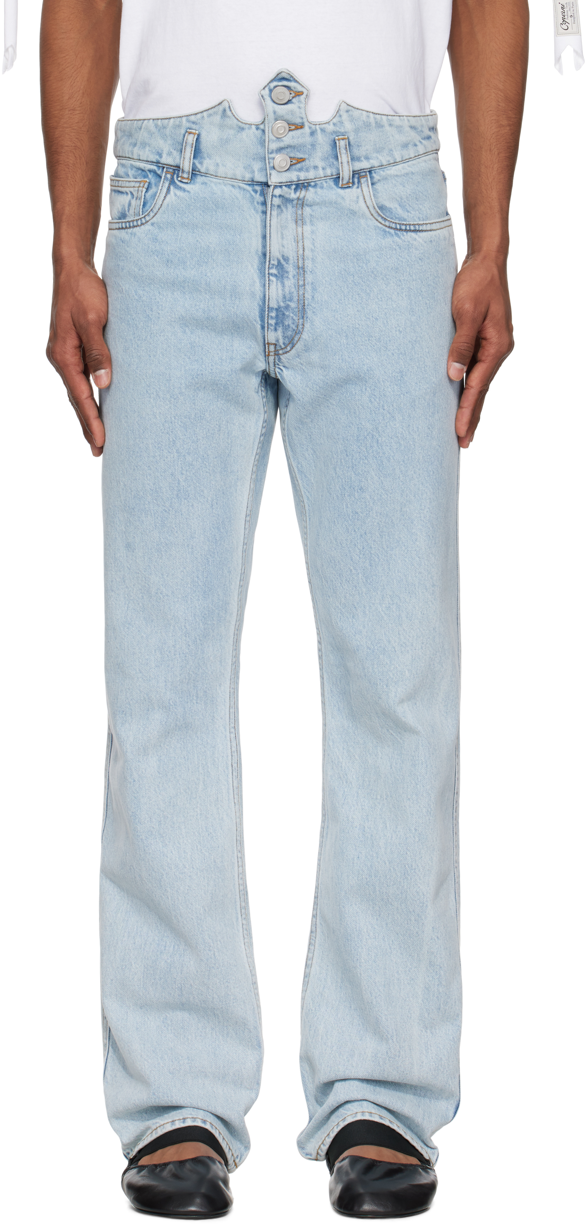 Blue Disney Crown Jeans