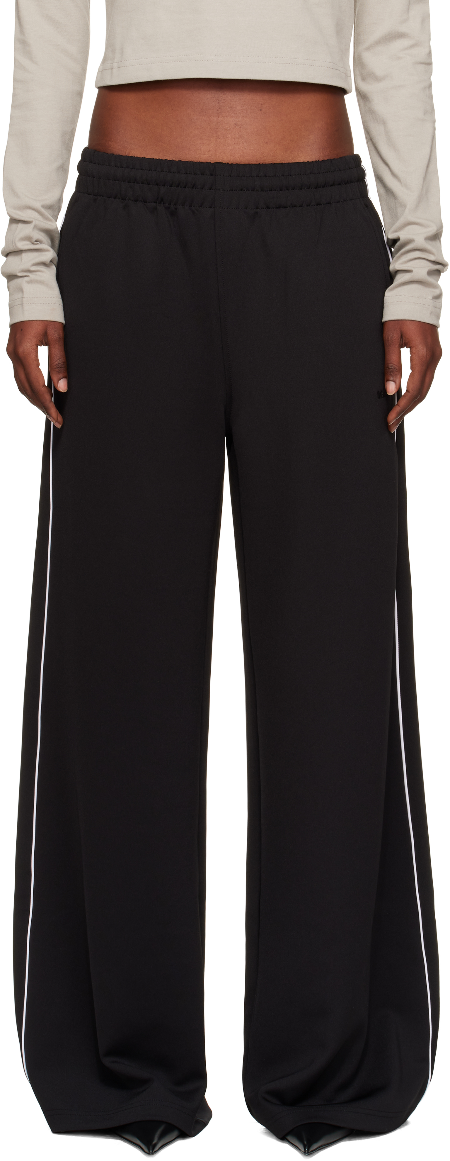 Black DNA Flared Track Pants