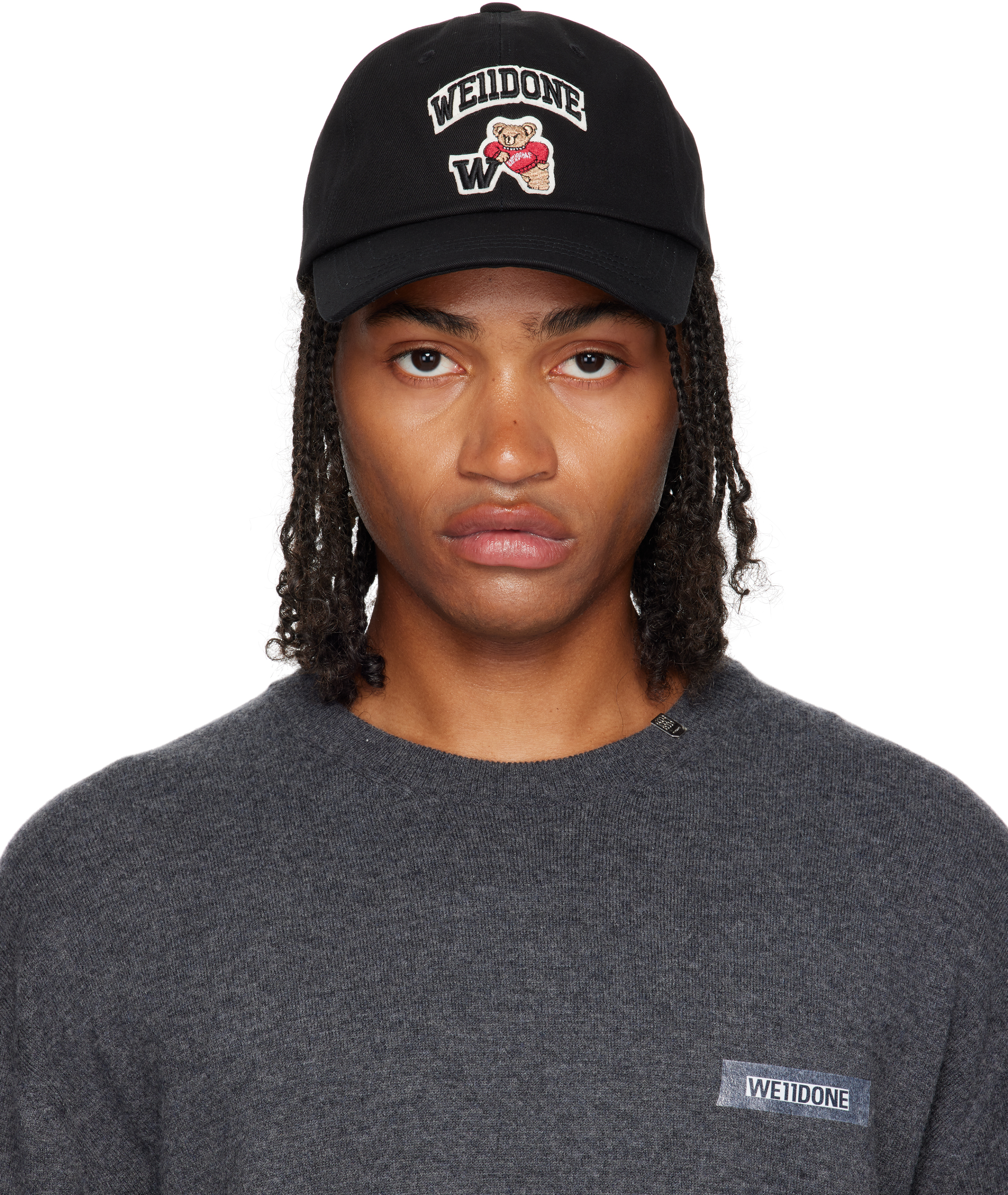 Black Varsity Logo Cap