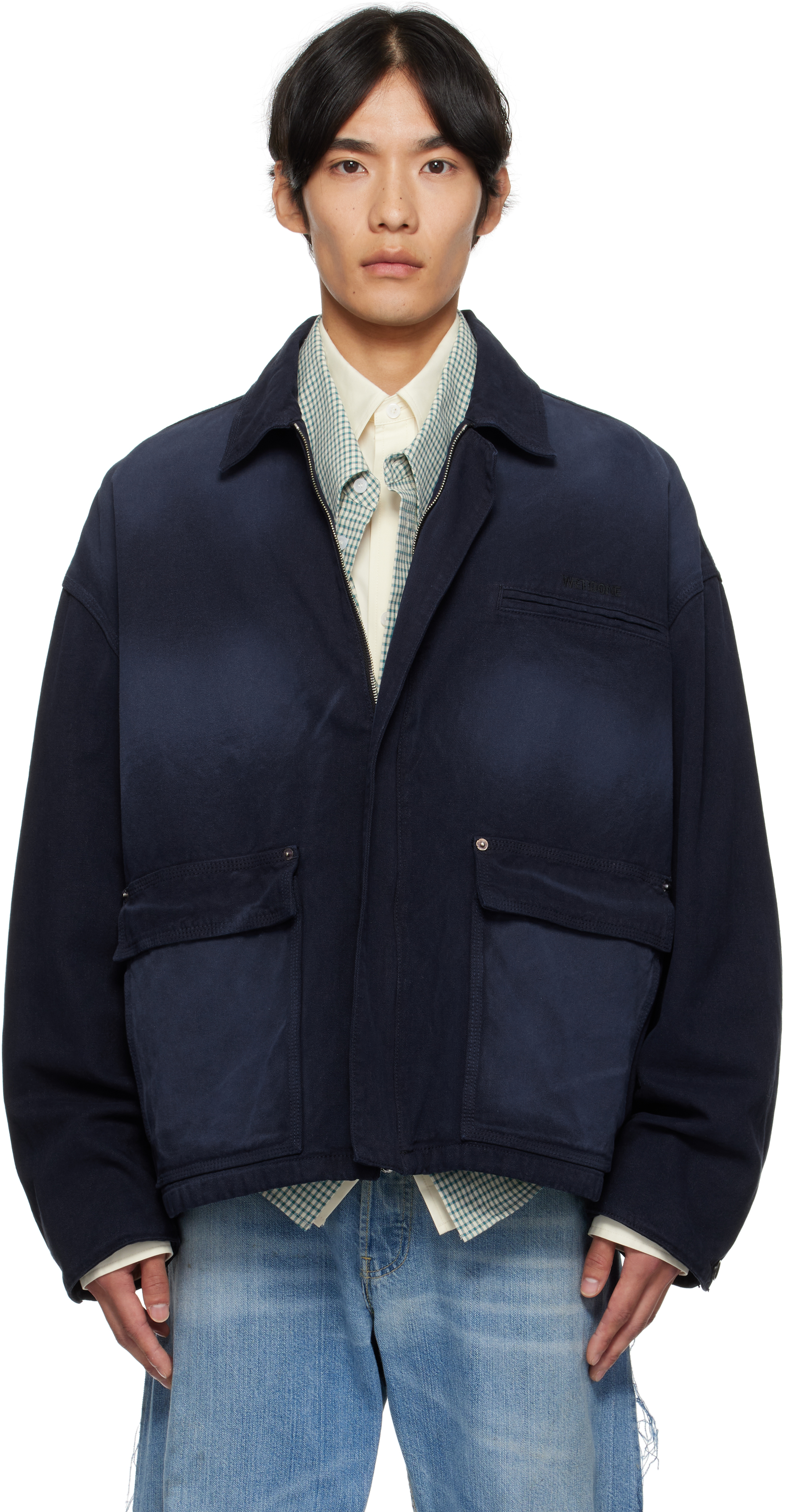 Navy Classic Workwear Jacket