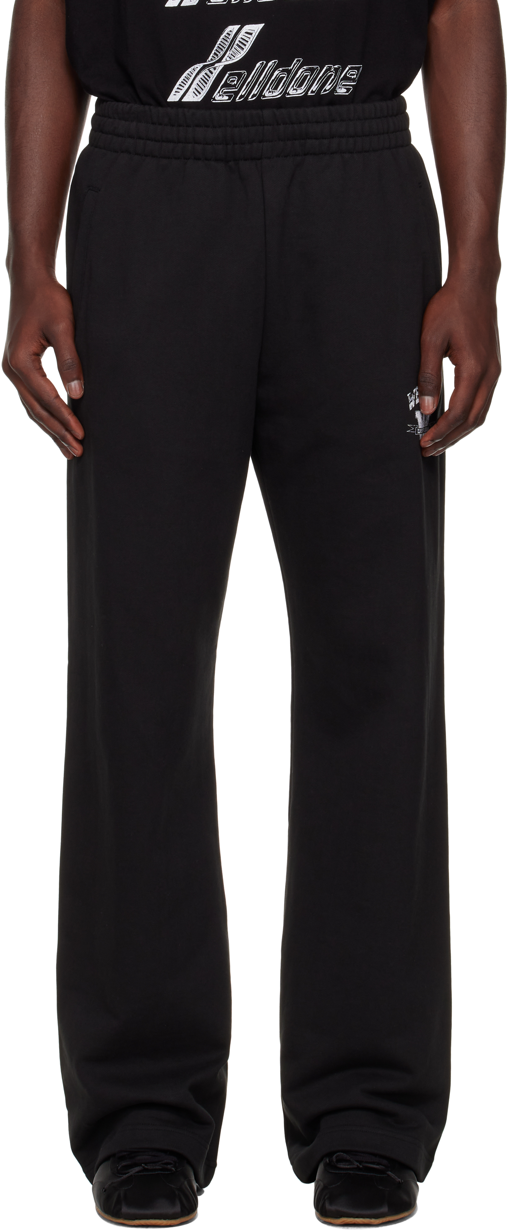 Black Collegiate Sweatpants