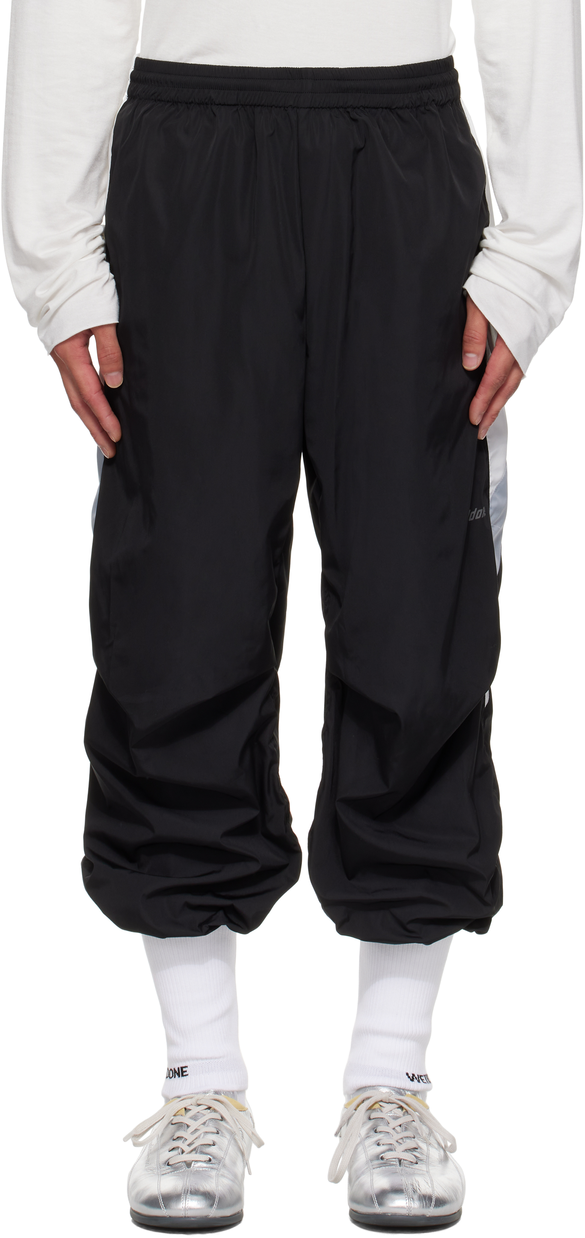 Black Socks Track Pants