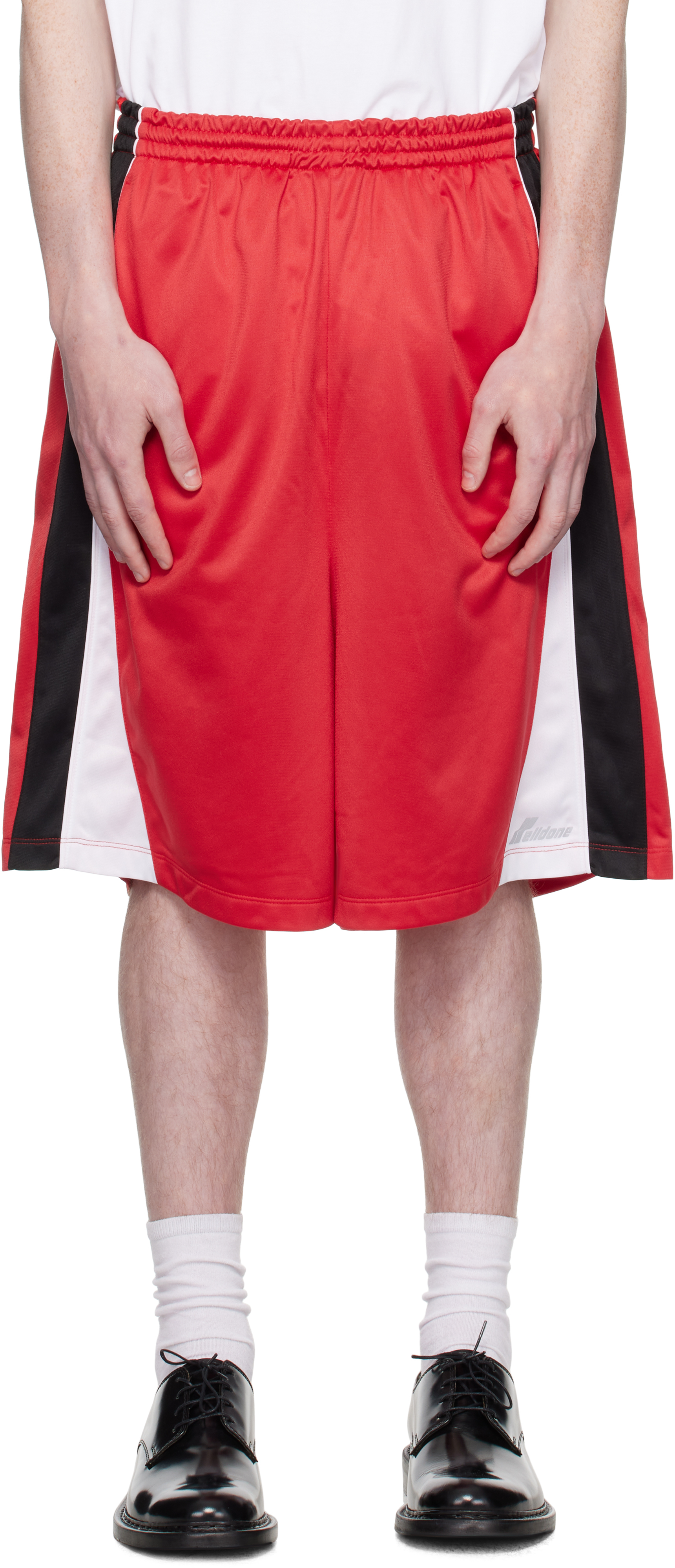 Red Se11done Track Shorts