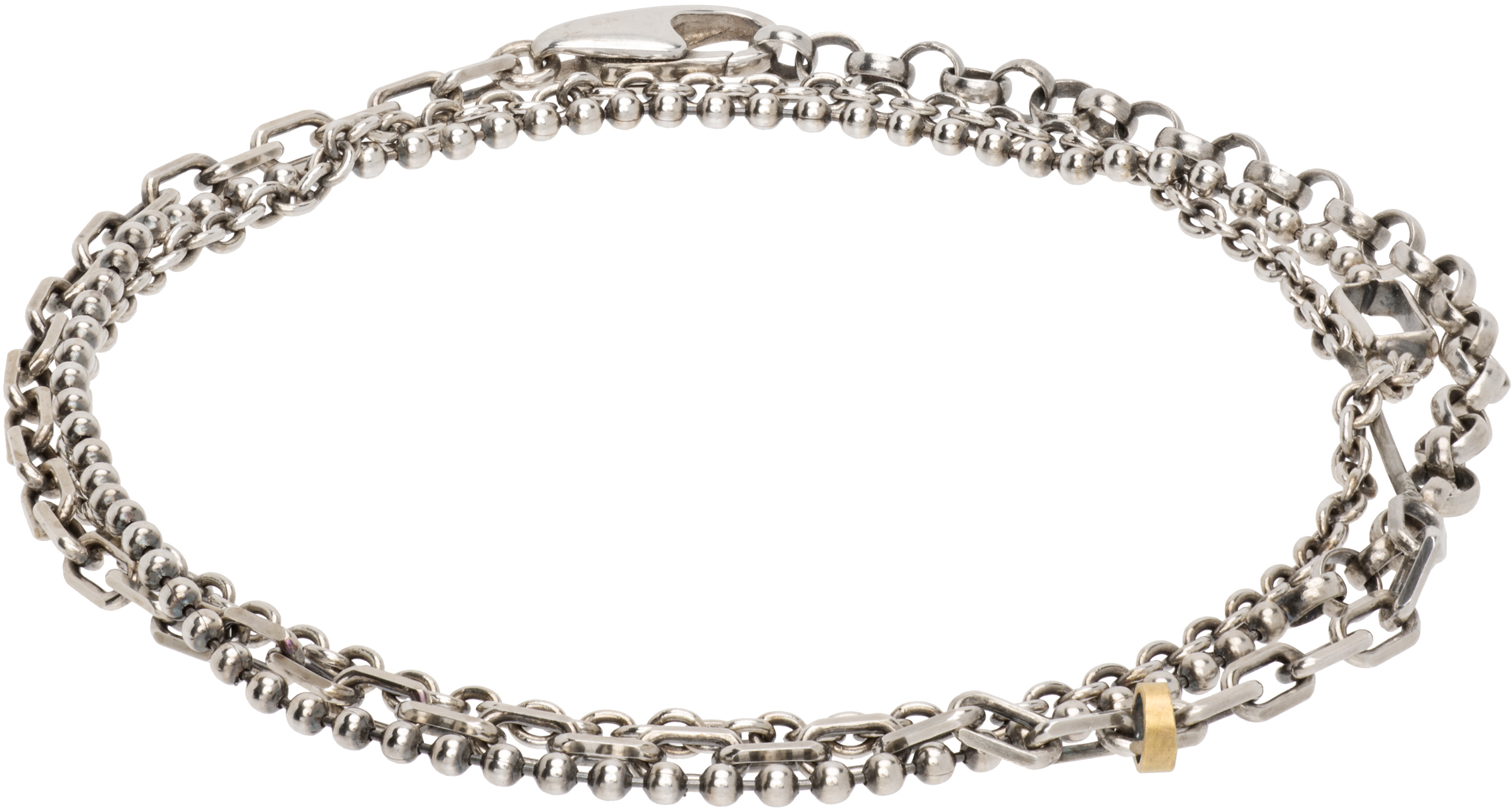 Mixed Metal Wrap 536 Bracelet