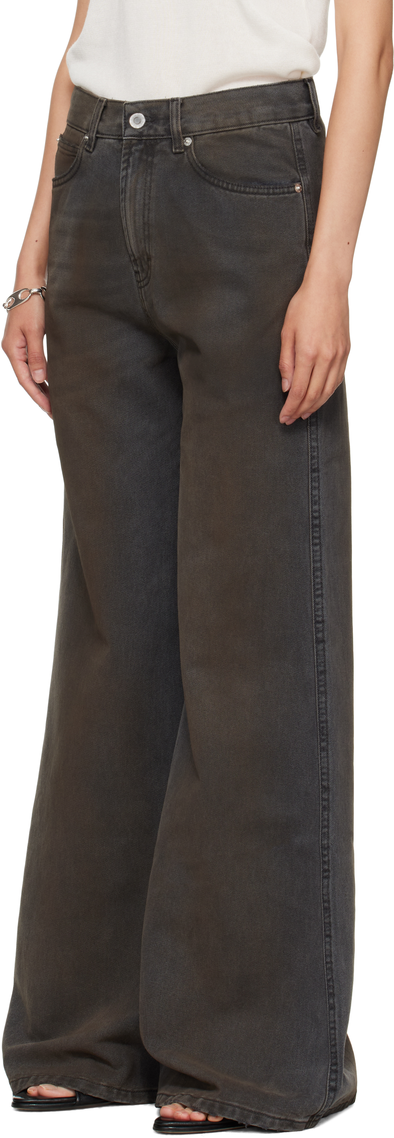 Lu'u Dan Gray Phat Xl Jeans In Gray