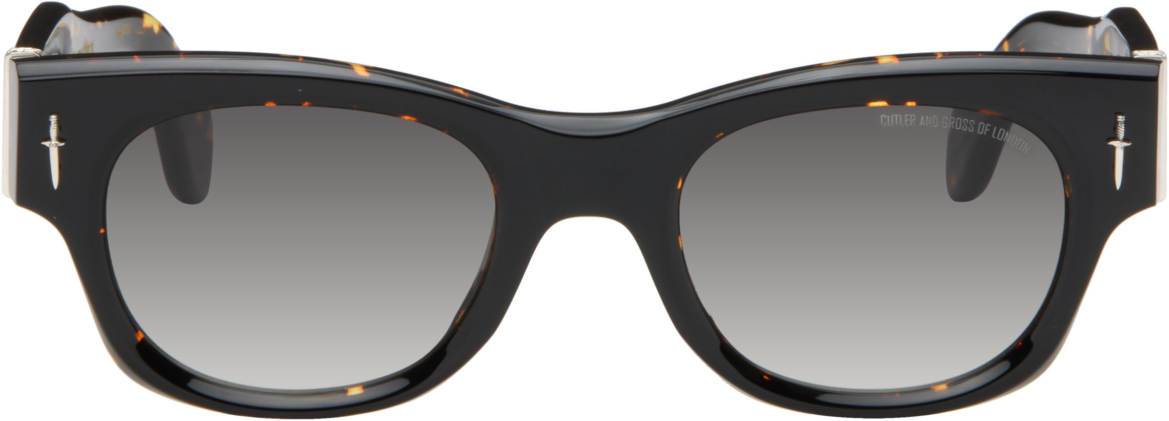 Black & Brown The Great Frog Edition Halen Square Sunglasses