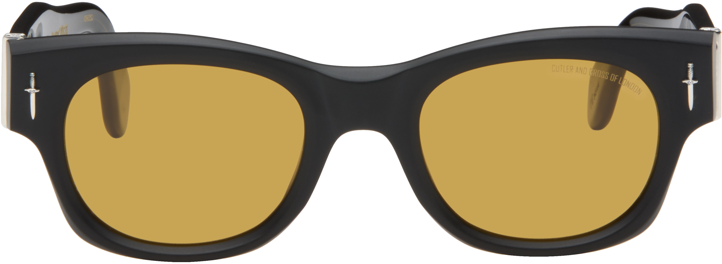 Black The Great Frog Edition Halen Square Sunglasses