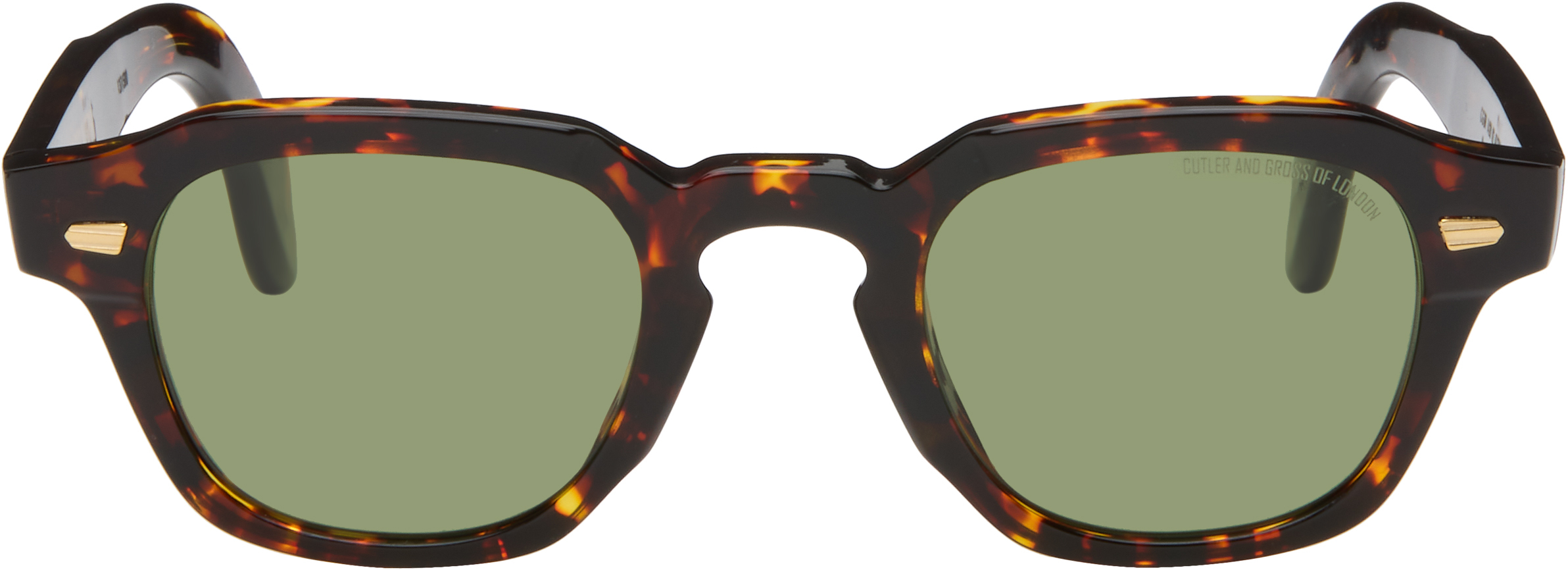 Brown 1420 Round Sunglasses