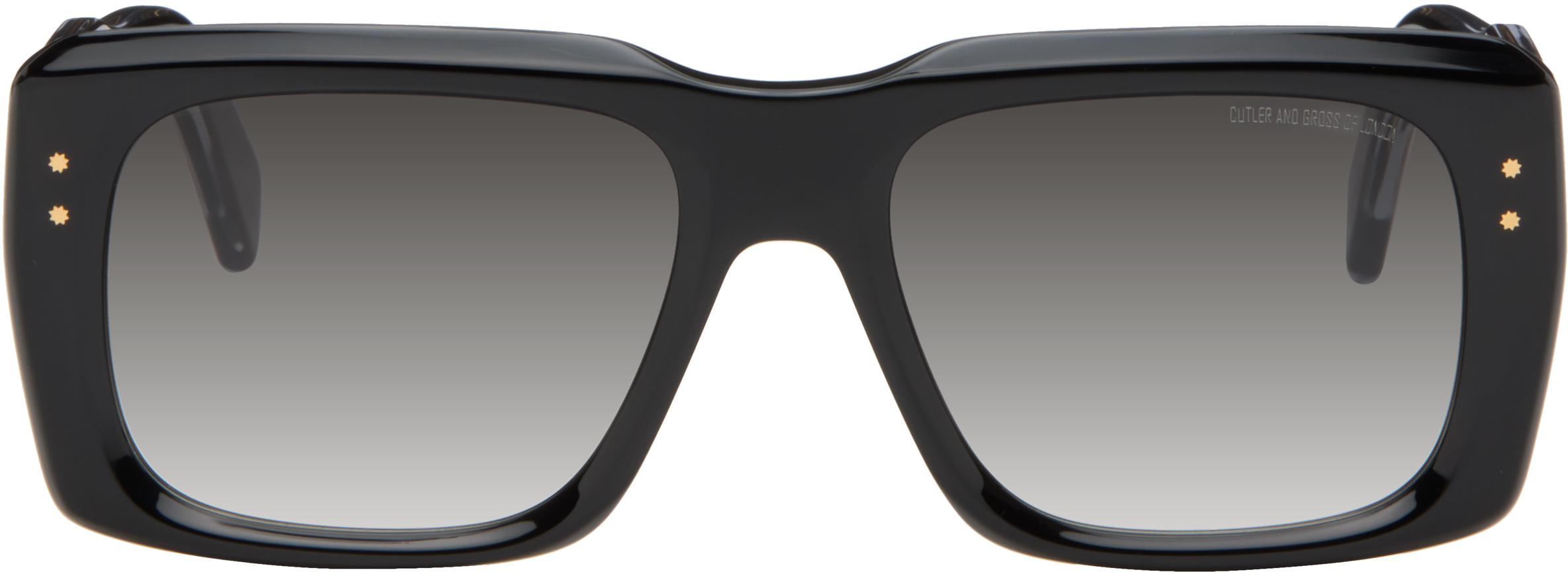 Black 1418 Rectangle Sunglasses