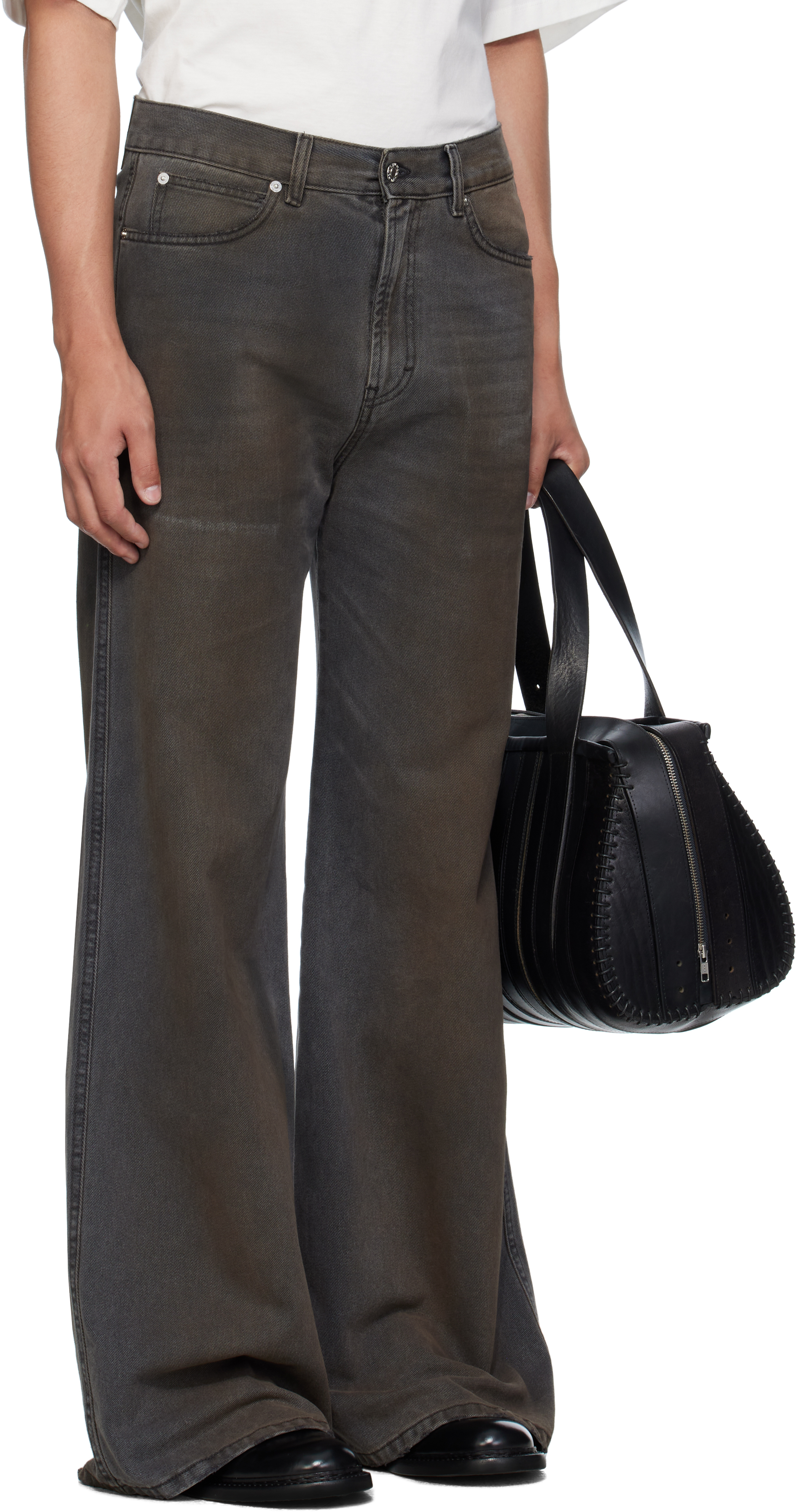 Lu'u Dan Gray Phat Xl Jeans In Gray