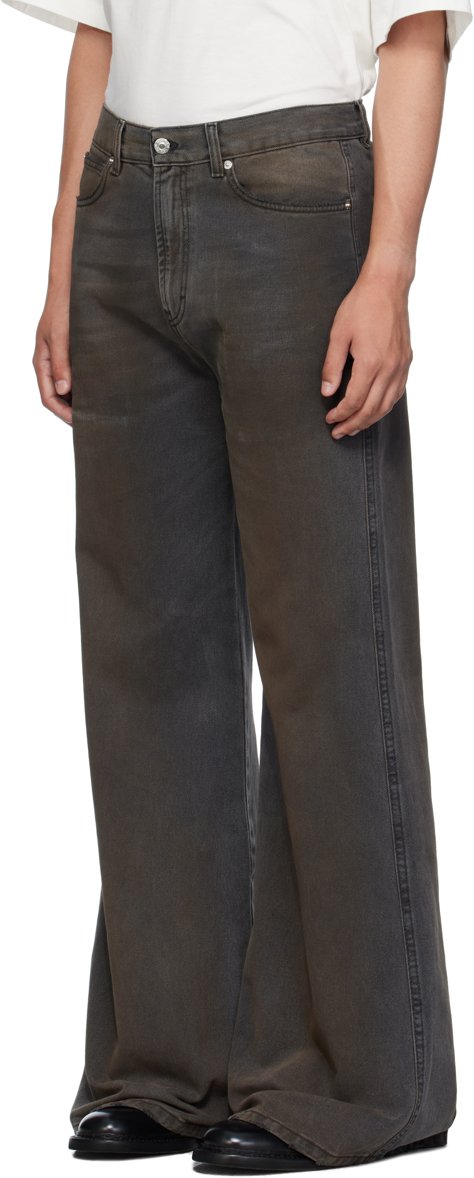 Lu'u Dan Gray Phat Xl Jeans In Gray