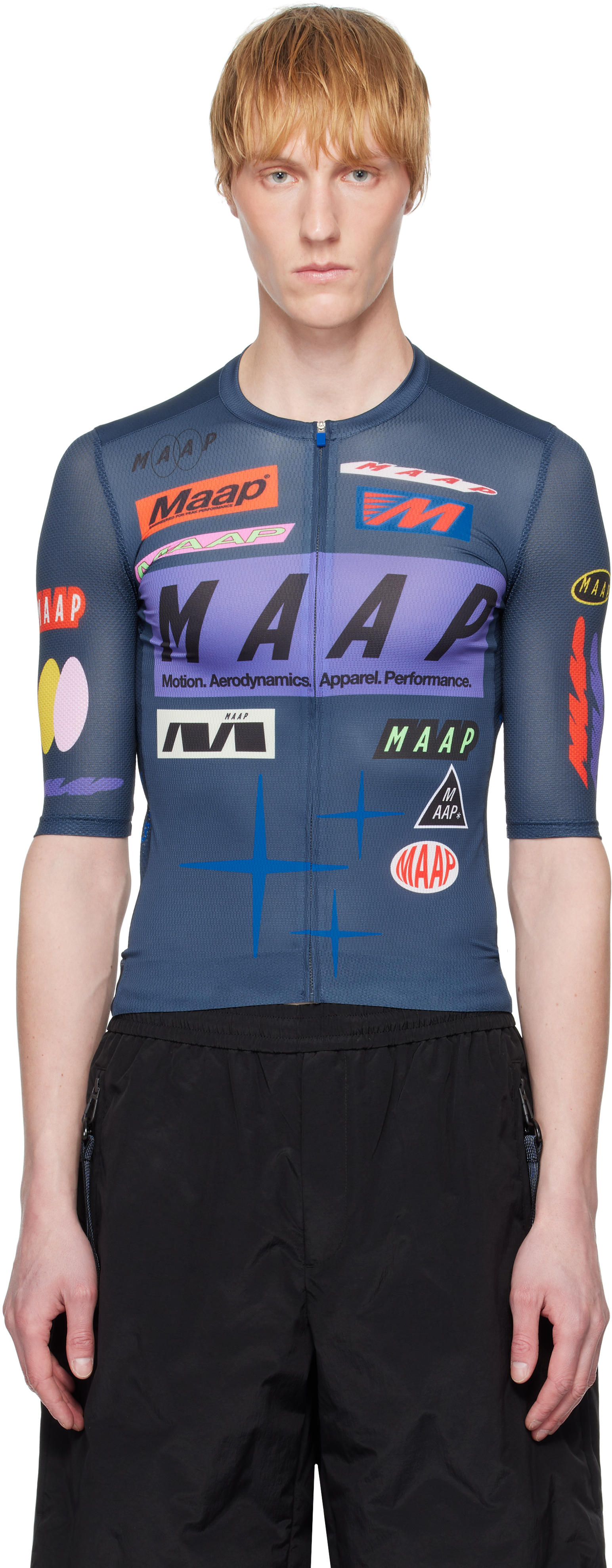 Maap Navy Drome Pro Air Jersey 3.0 T-shirt