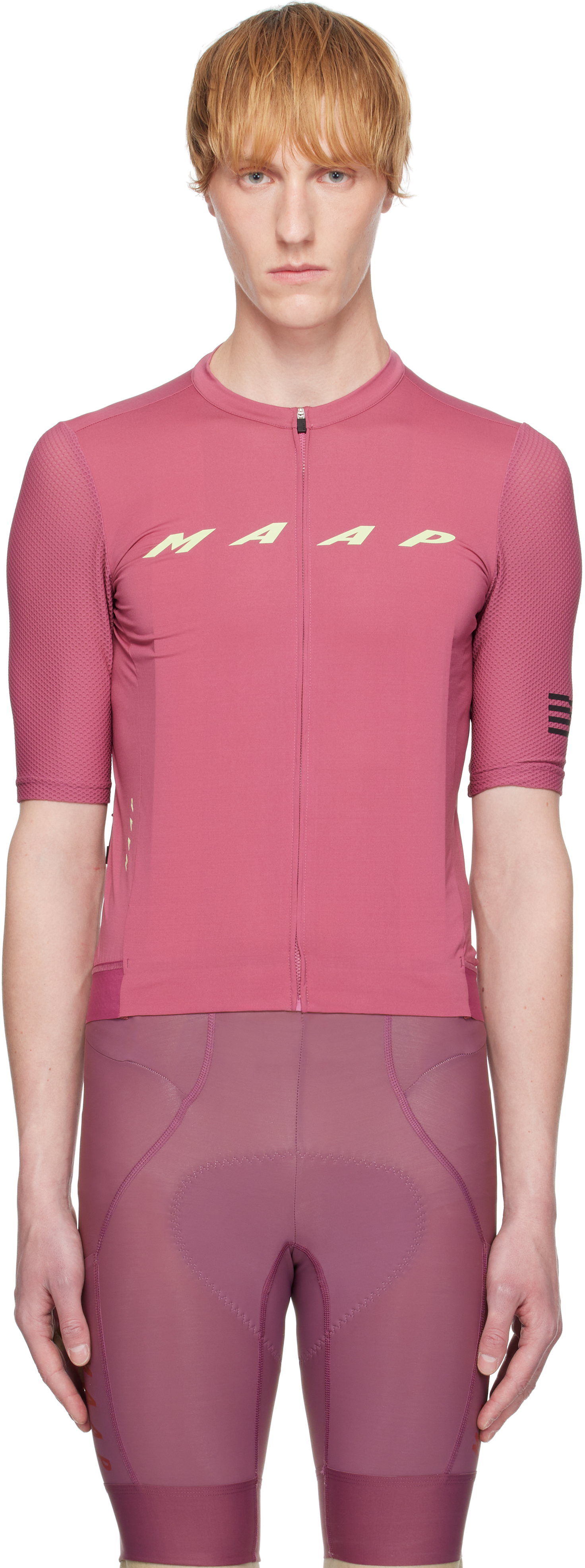 Maap Pink Evade Pro Base Jersey 2.0 Cycling Top