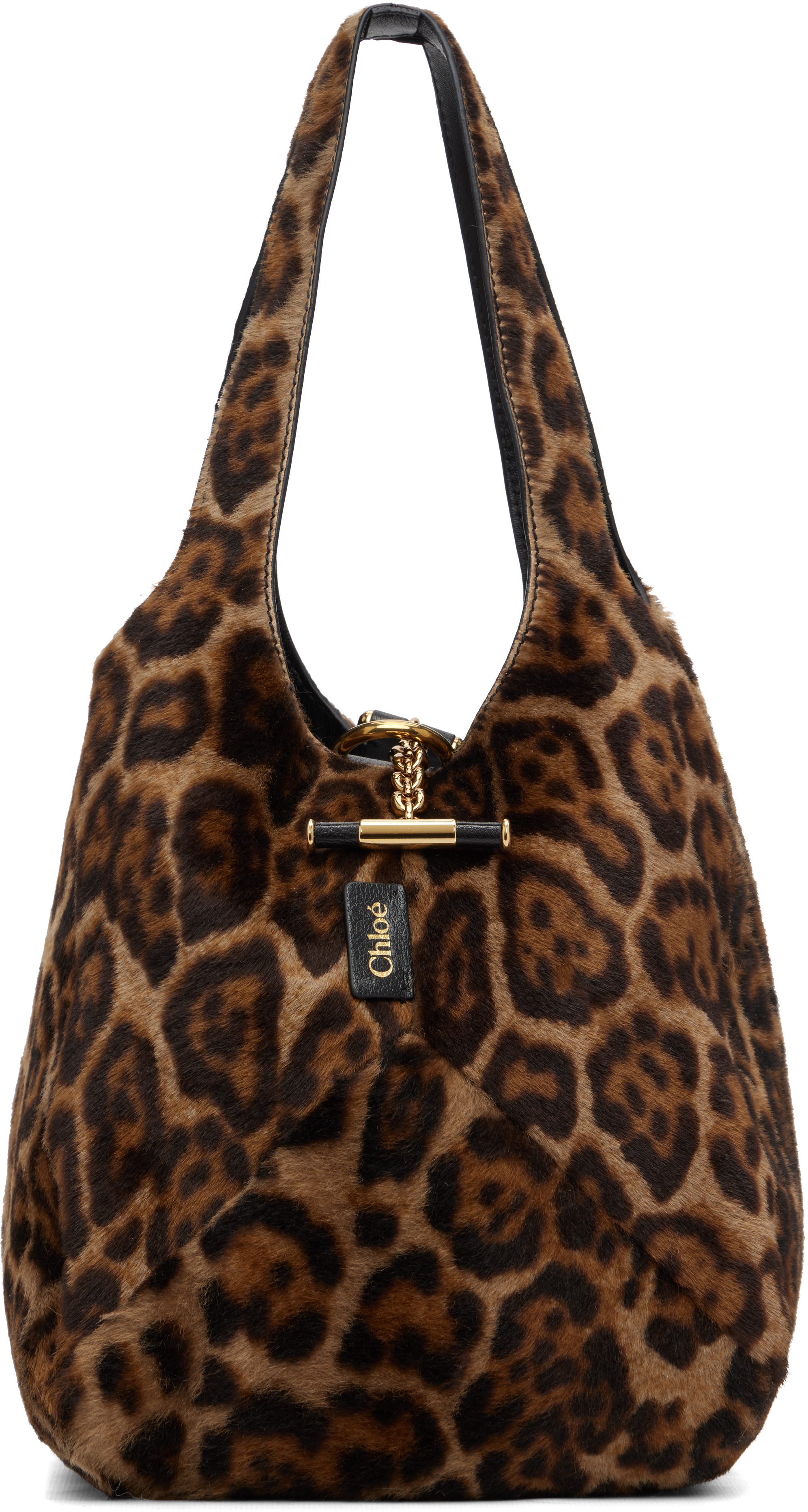 Chloé Brown Small 'Chloé' Balloon Tote