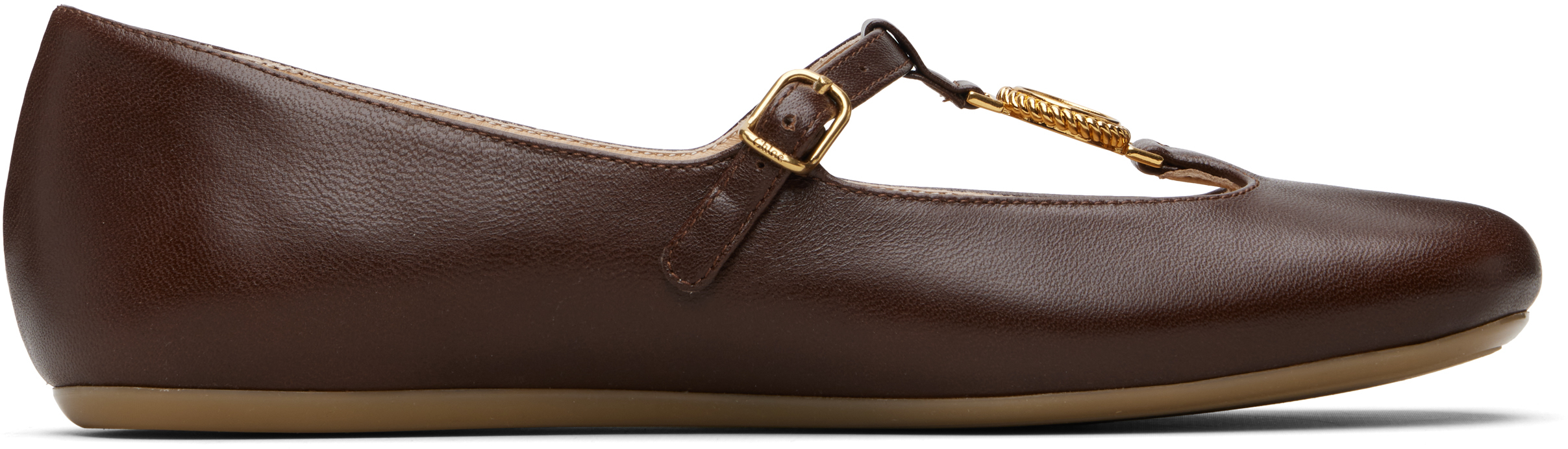 Chloé Brown Leonore Ballerina Flats