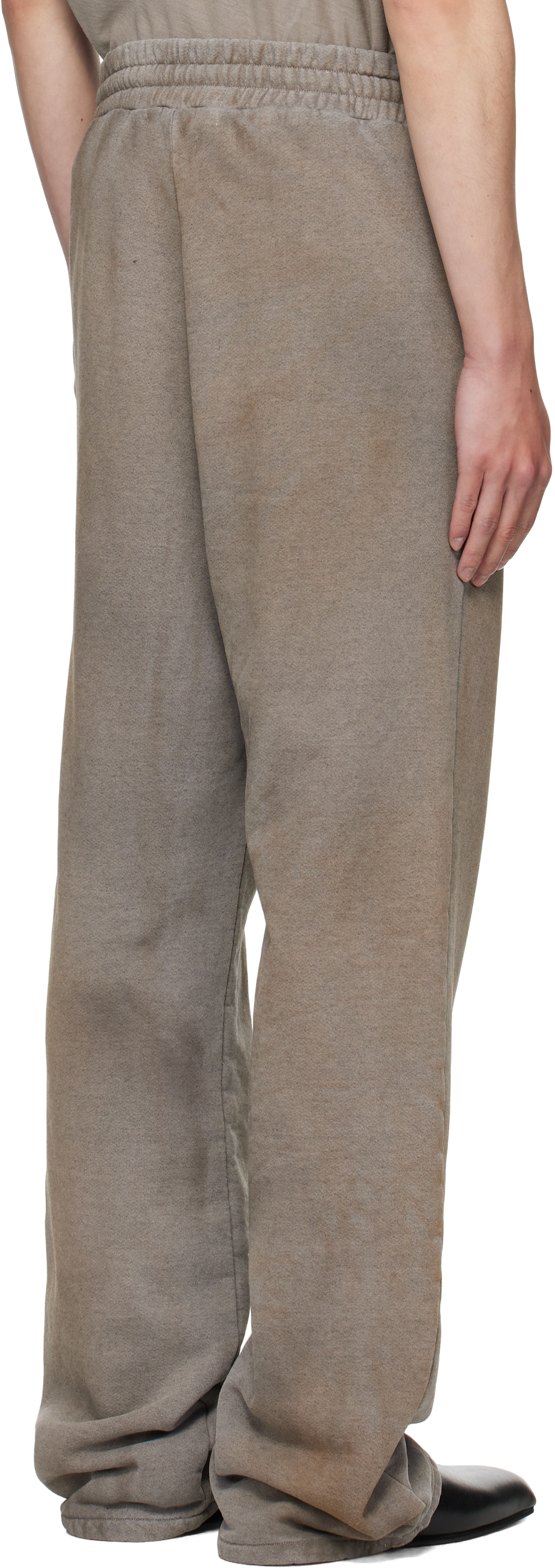Alexander Digenova Gray Cotton Sweatpants In Gray