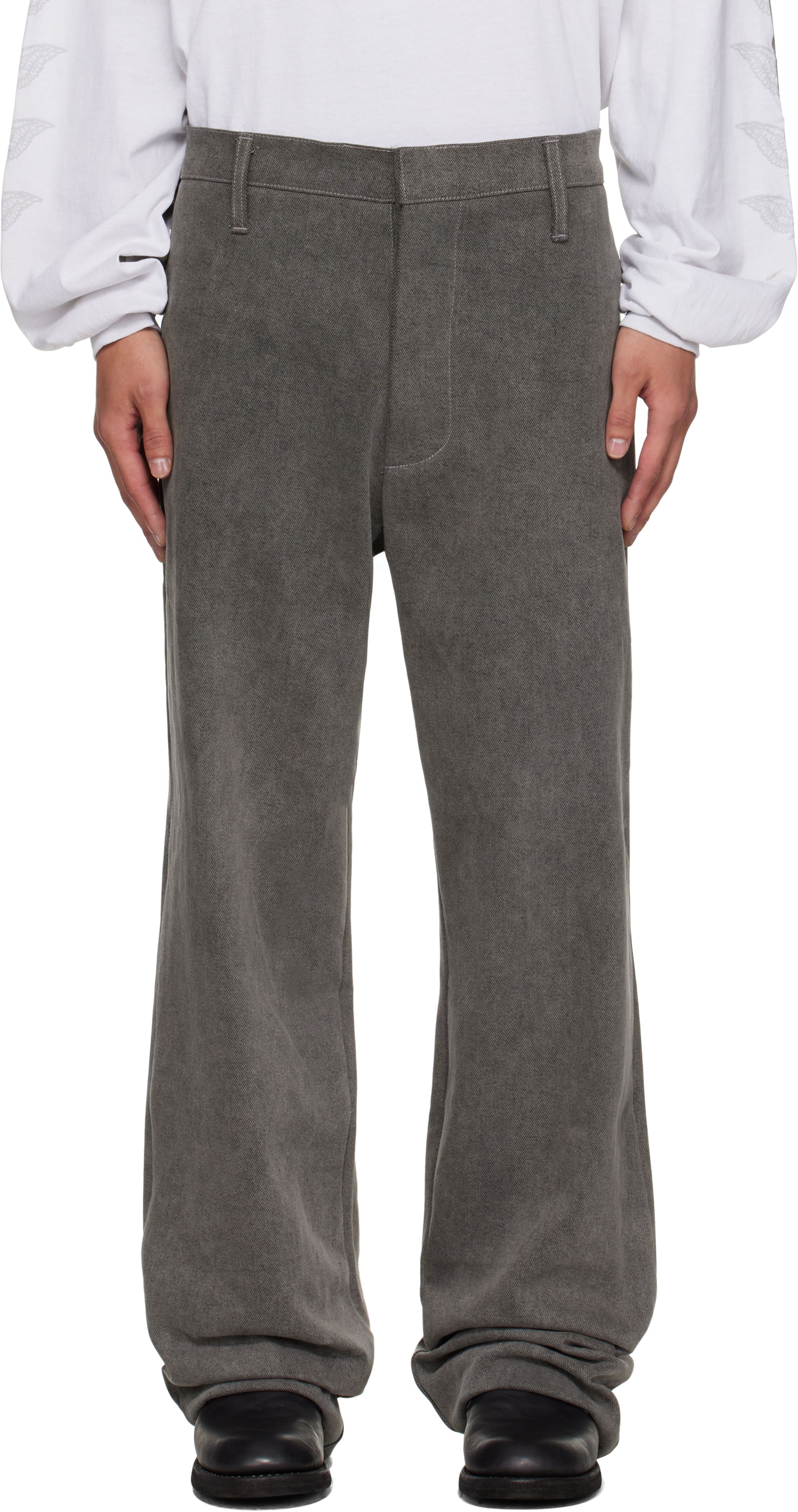 Gray Limo Trousers
