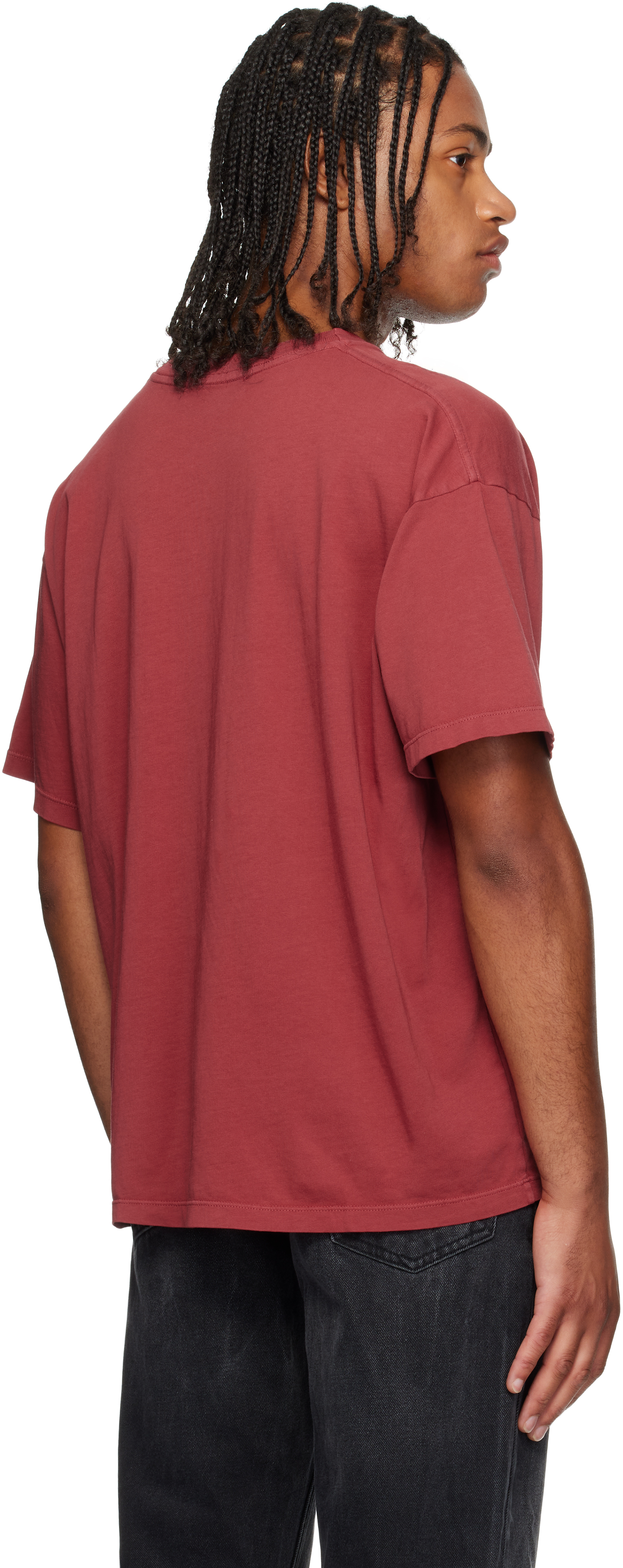 Alexander Digenova Red 'red Light District' T-shirt In Red